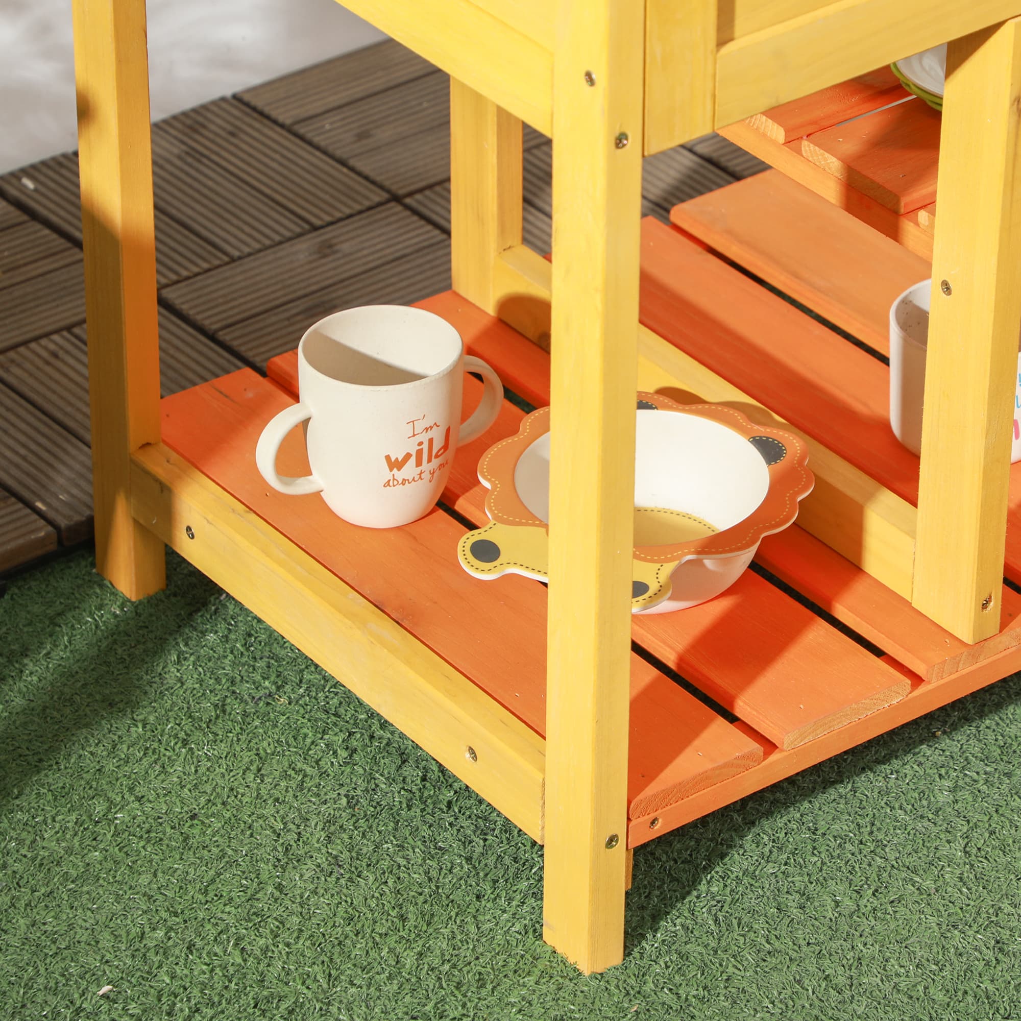 Mud Kitchen for Kids Outdoor Kitchen Playset image 8