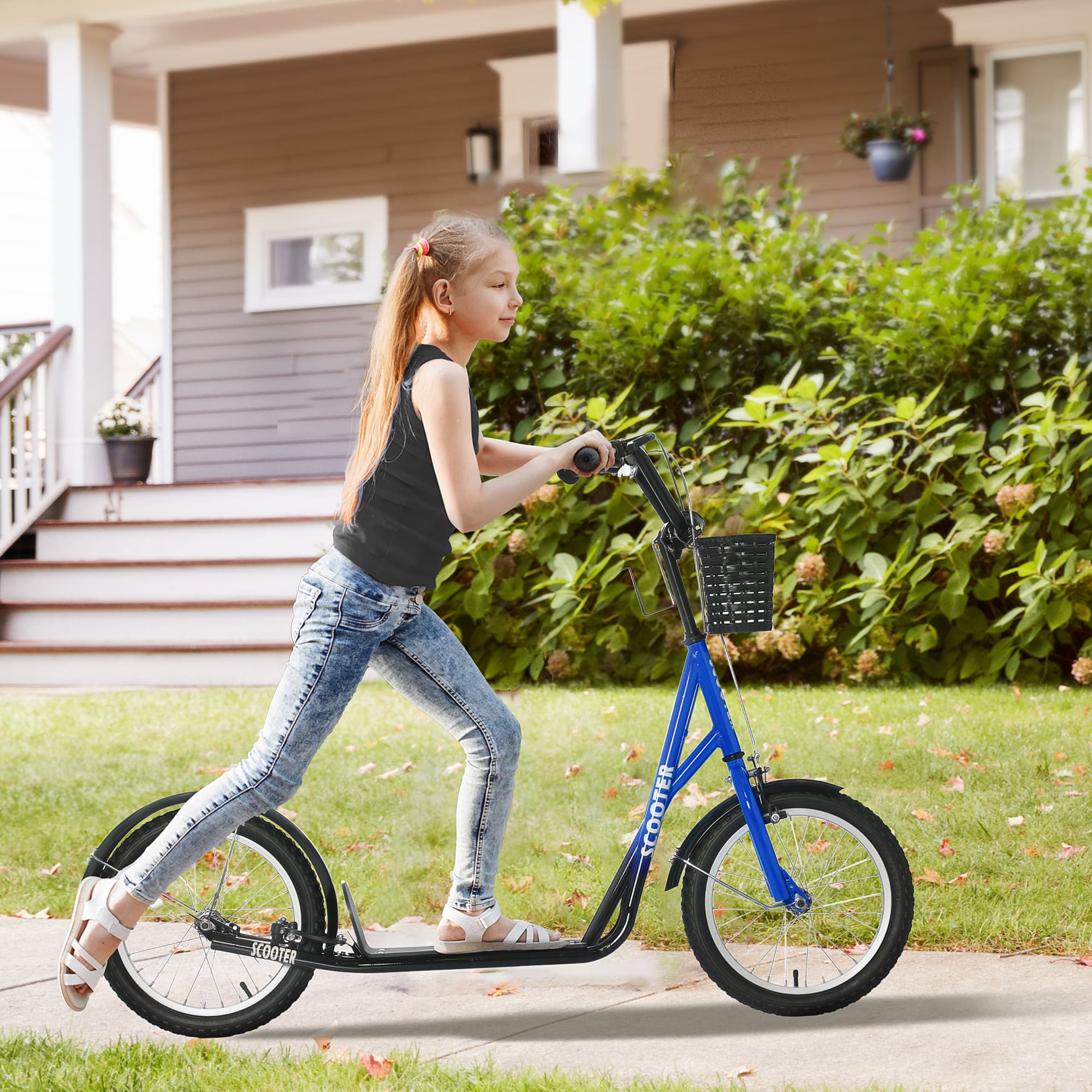 Youth Scooter, Kick Scooter with Adjustable Handlebars image 2