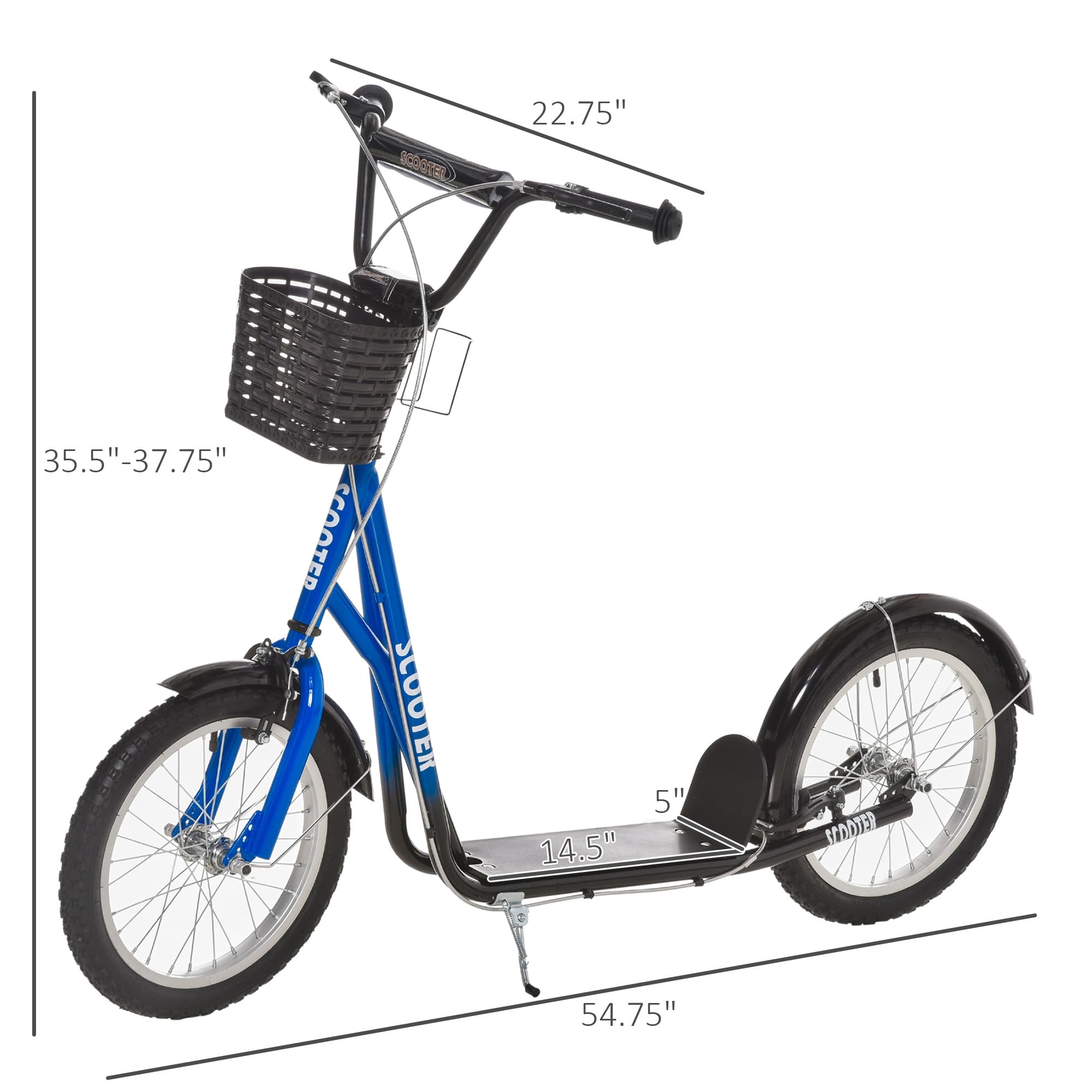 Youth Scooter, Kick Scooter with Adjustable Handlebars image 3