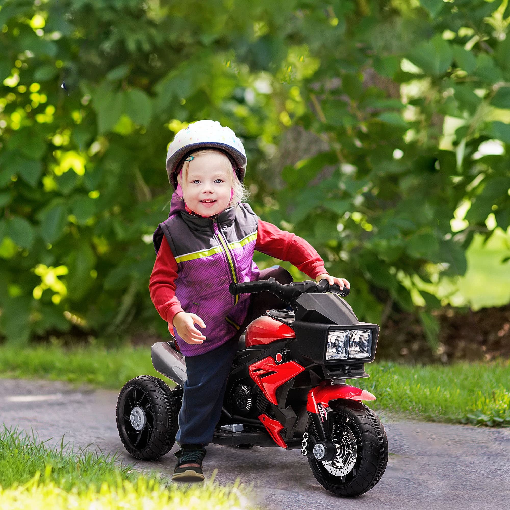 6V Kids Motorcycle Toddler Ride-on Toy, High-Traction image 2