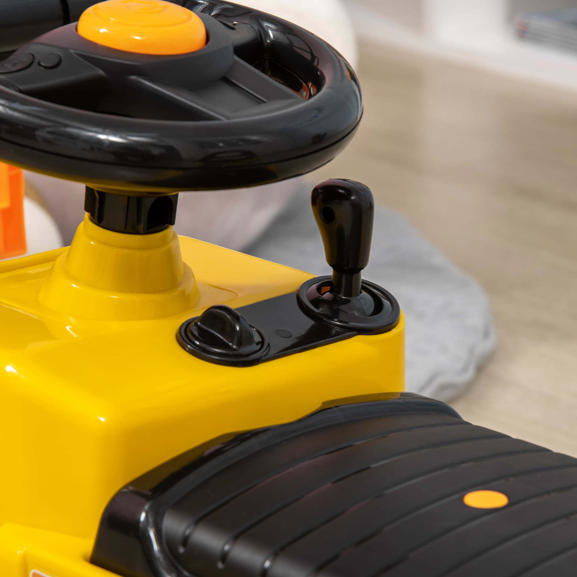 Sit and Scoot Ride-on Toy with Forklift image 8