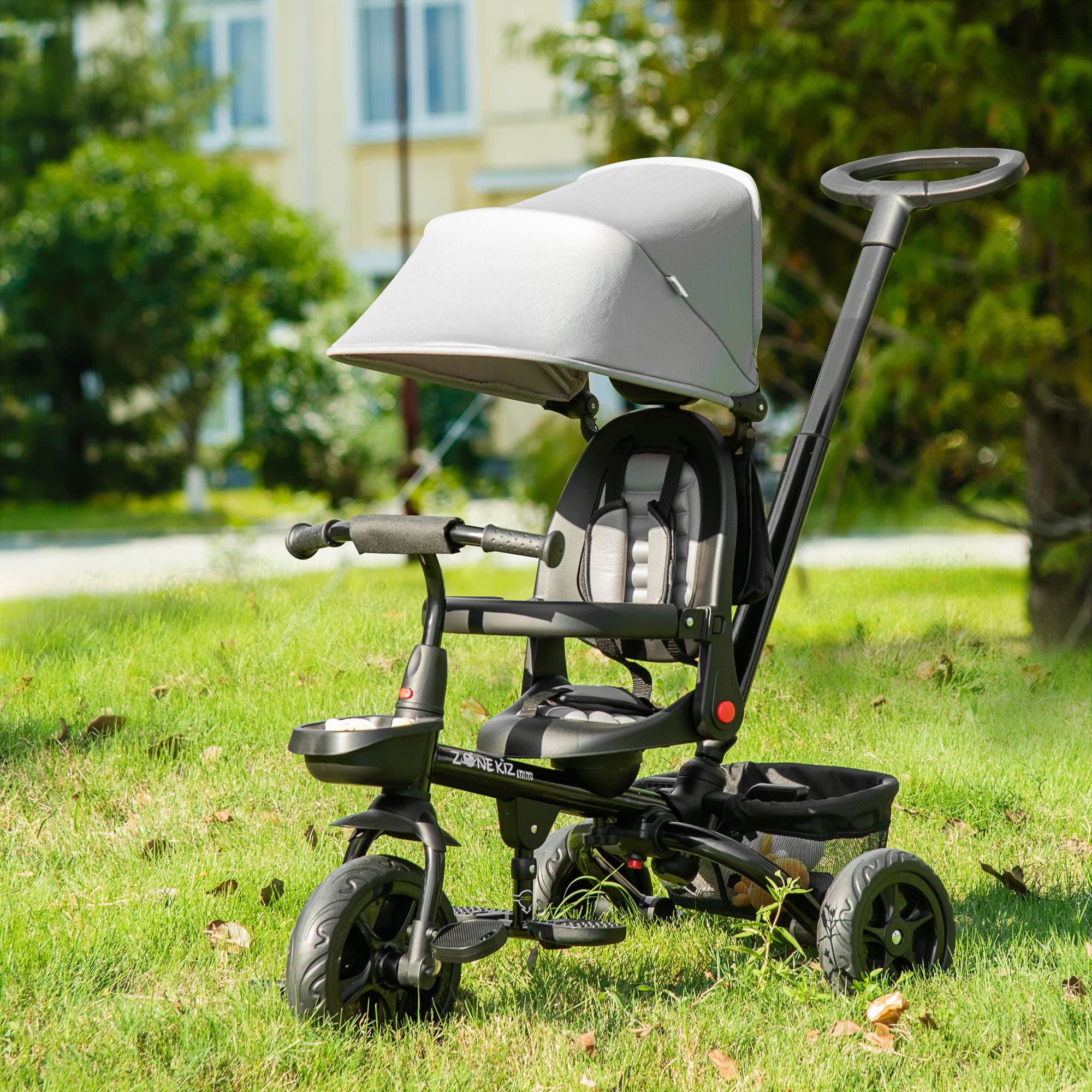 Kids Tricycle, 4 in 1 Foldable Trike image 2