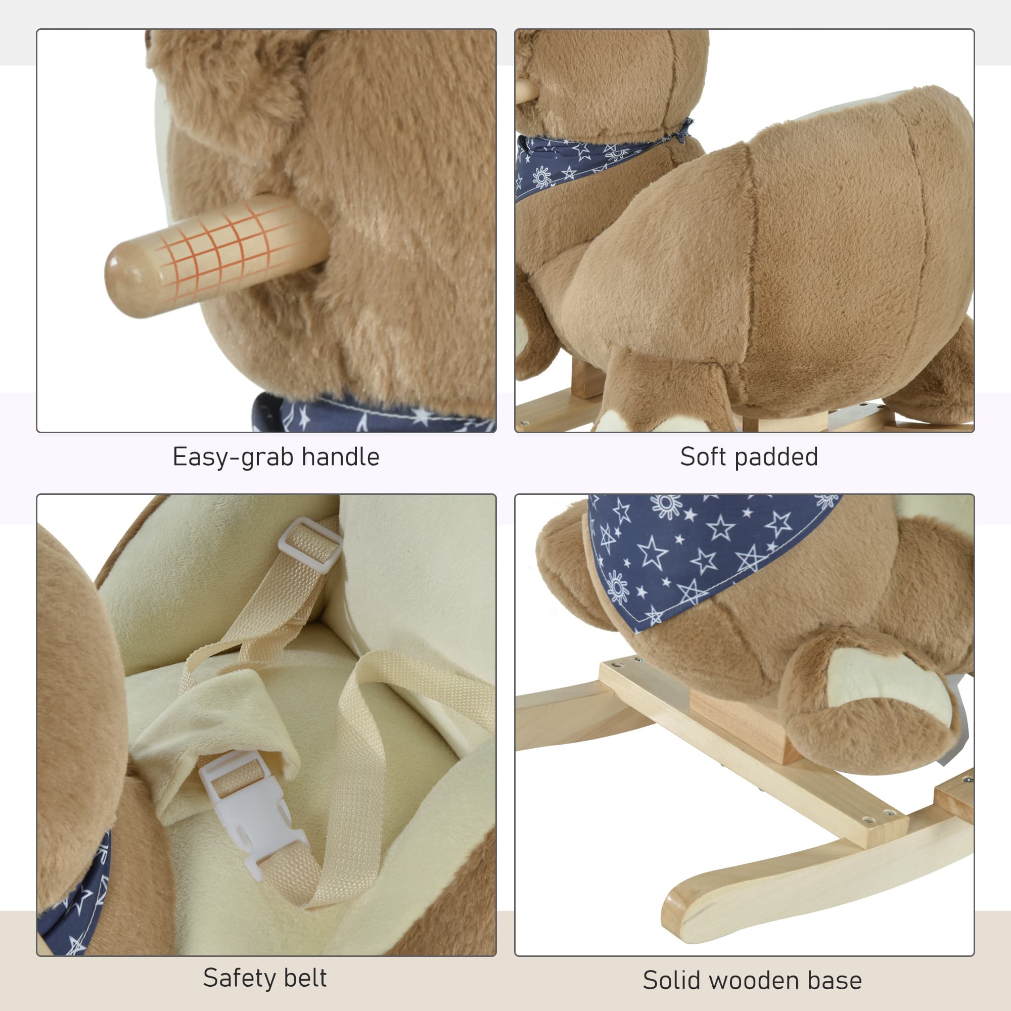 Baby Rocking Horse with Lullaby, Ride On image 7