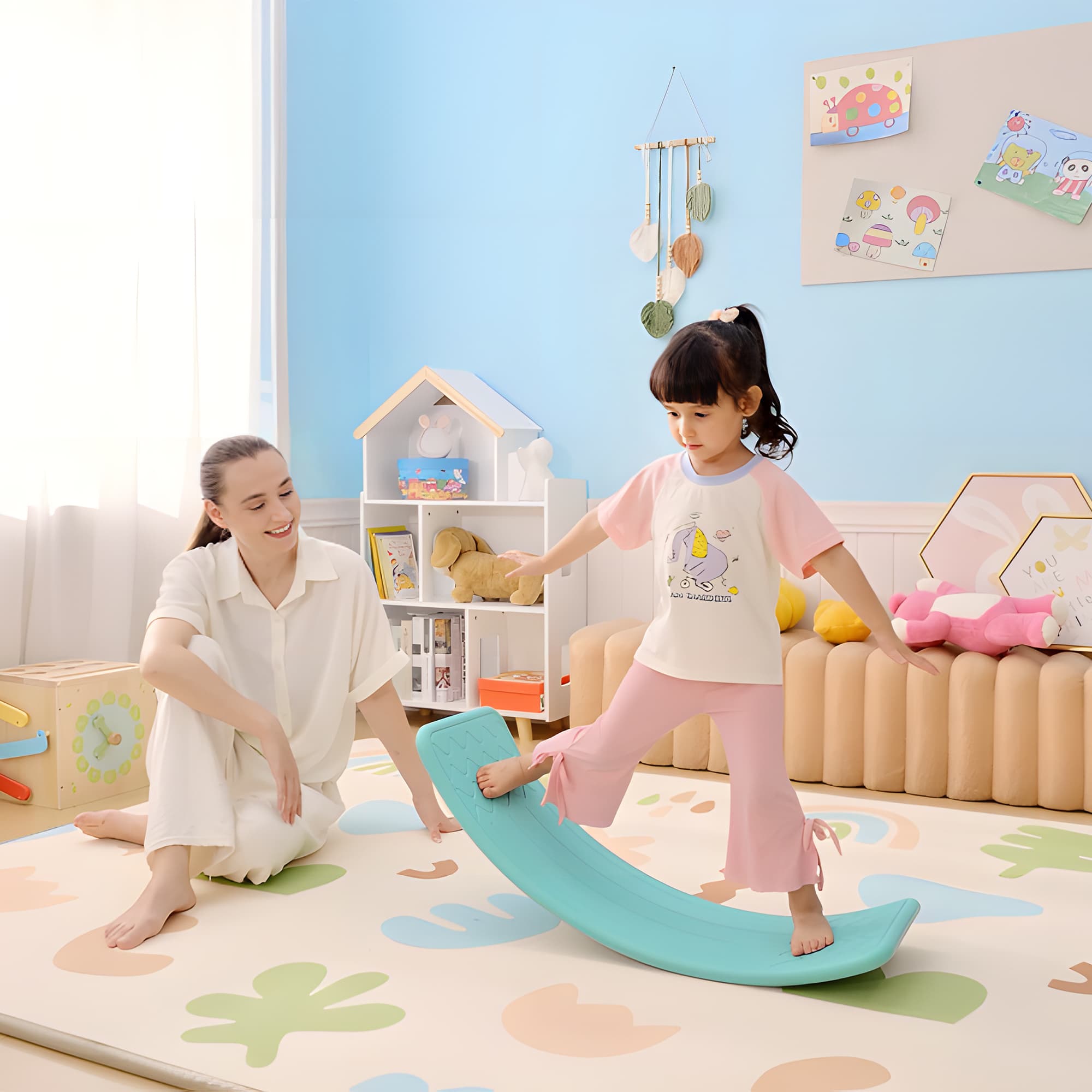 32.3" Balance Board, Wobble Board for Kids image 8