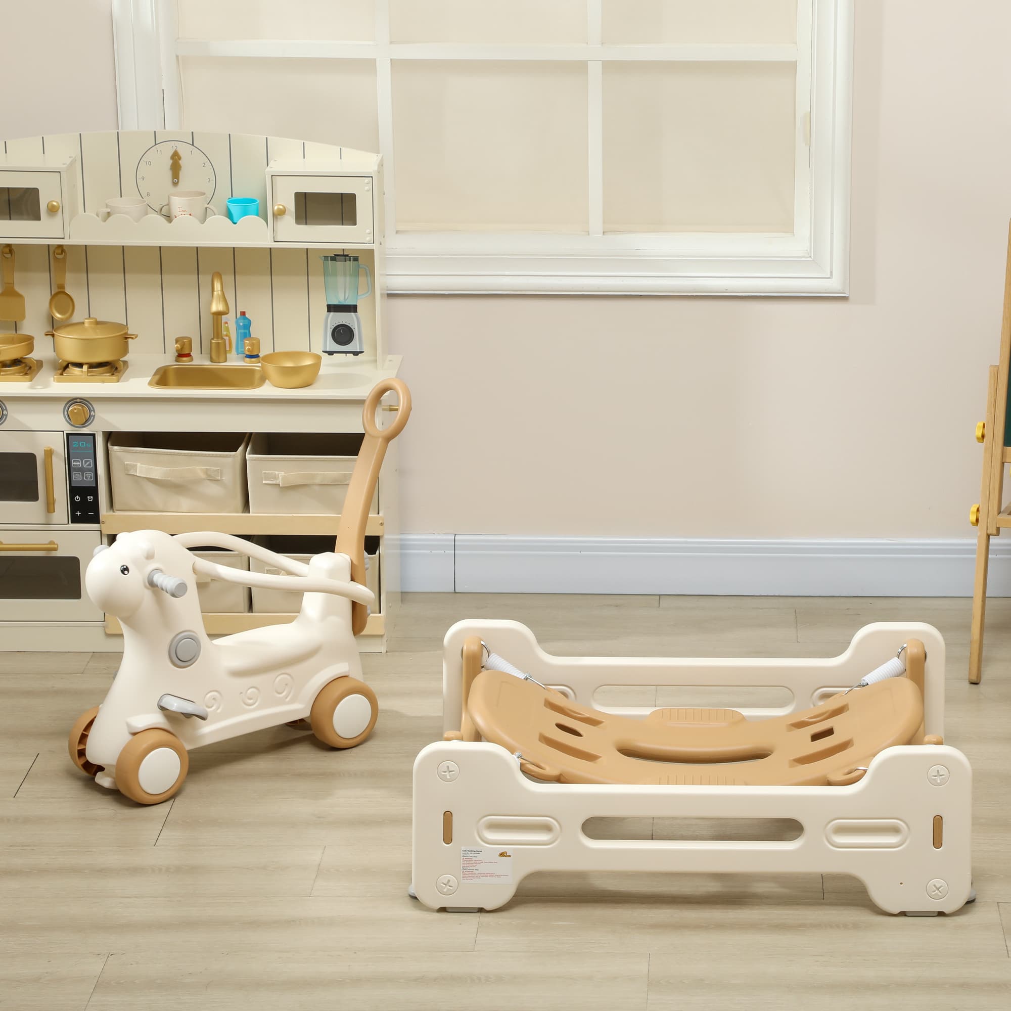 5 in 1 Kids Rocking Horse with image 8