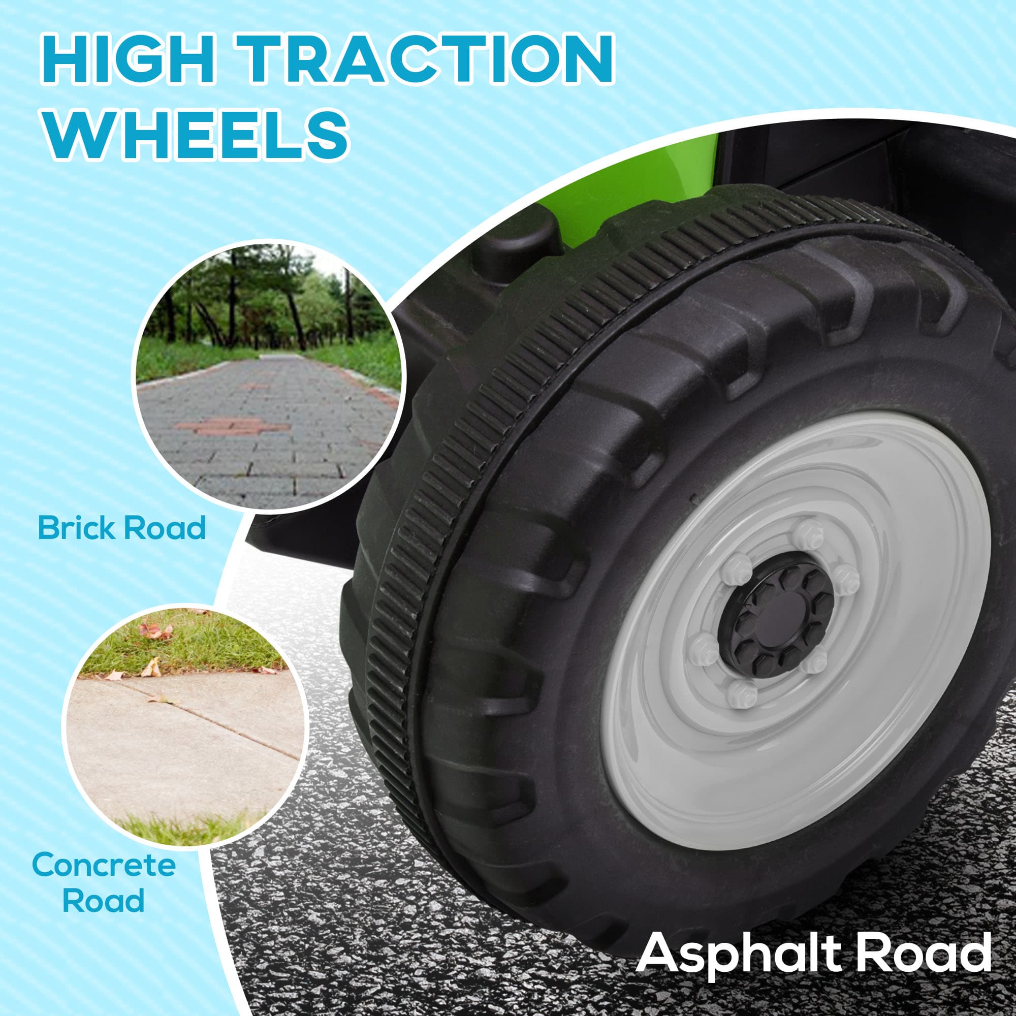 12V Ride on Tractor with Trailer, 25W image 7