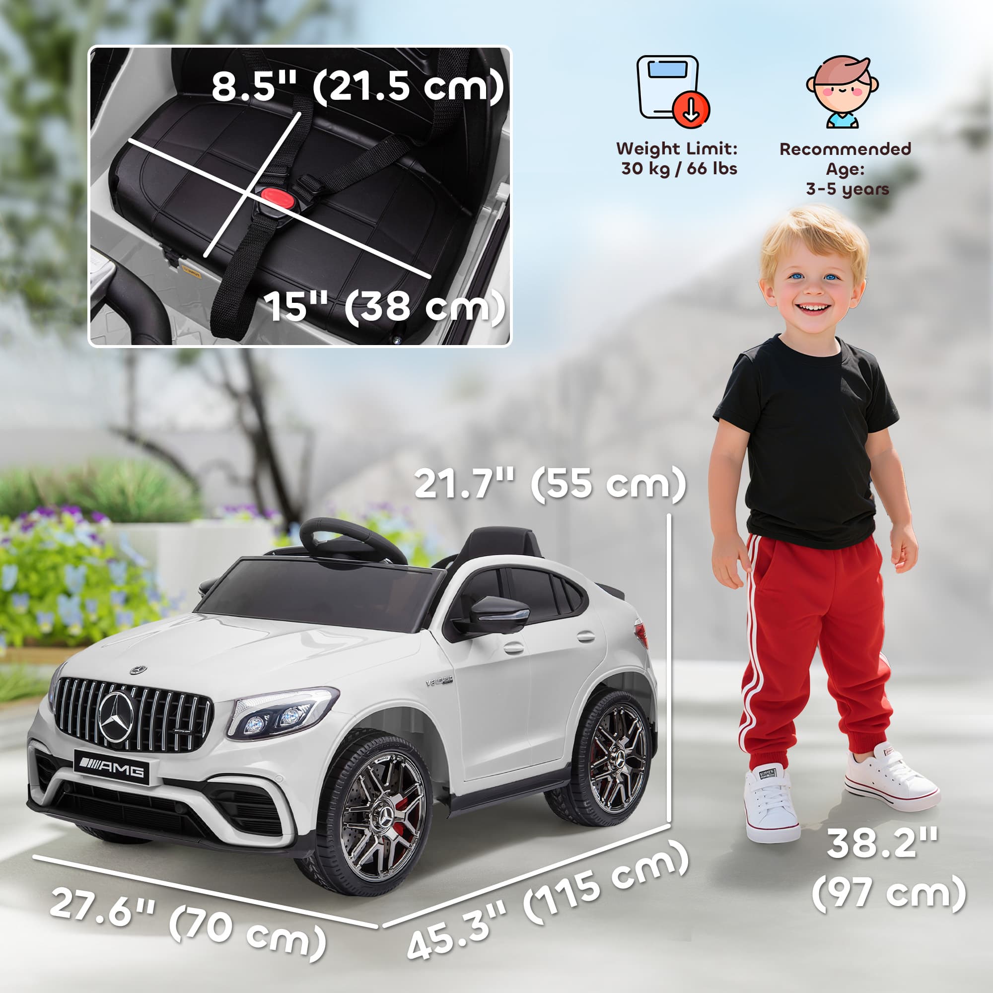 12V Toddler Ride On Car with Remote image 3
