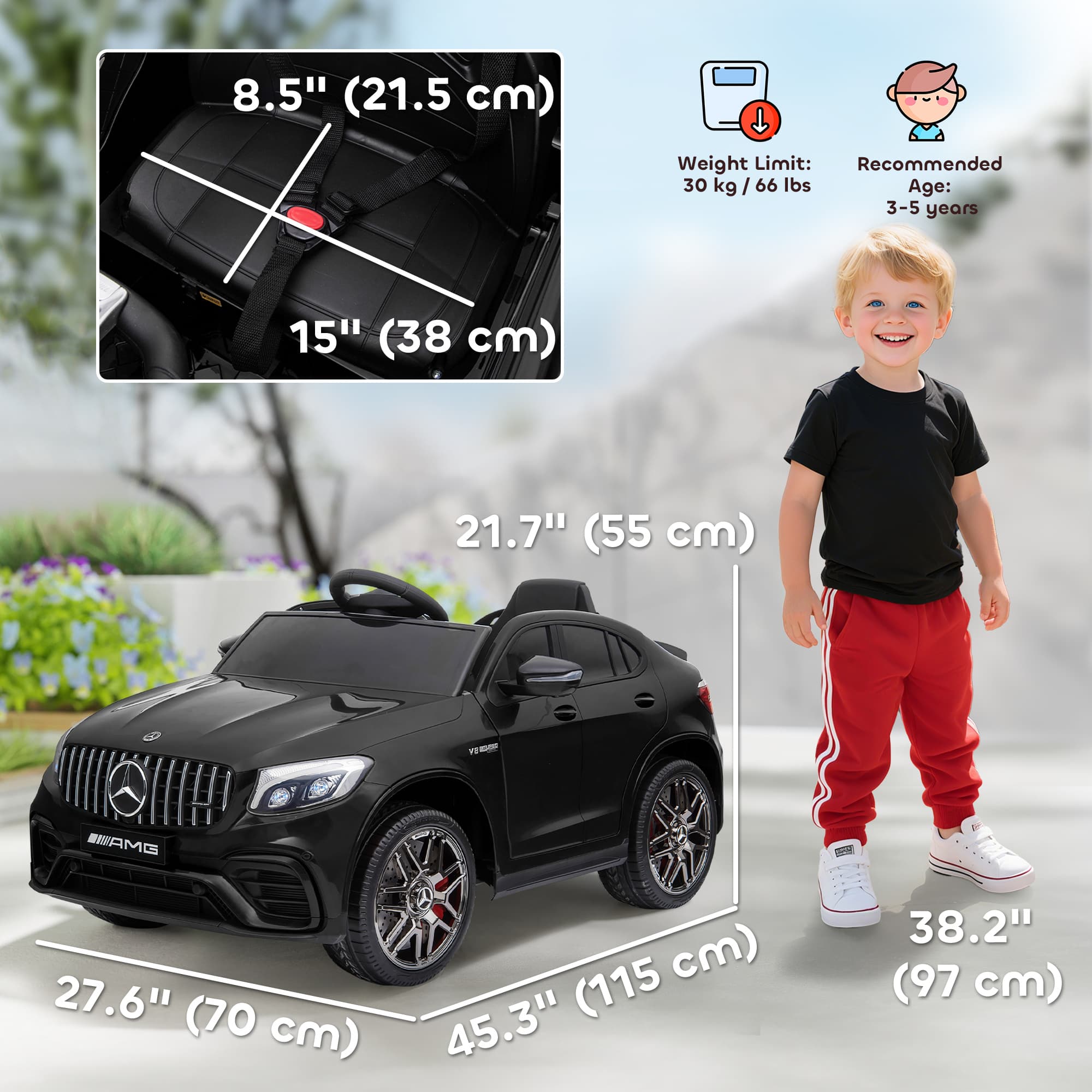 Toddler Ride On Car (Mercedes Benz AMG image 4