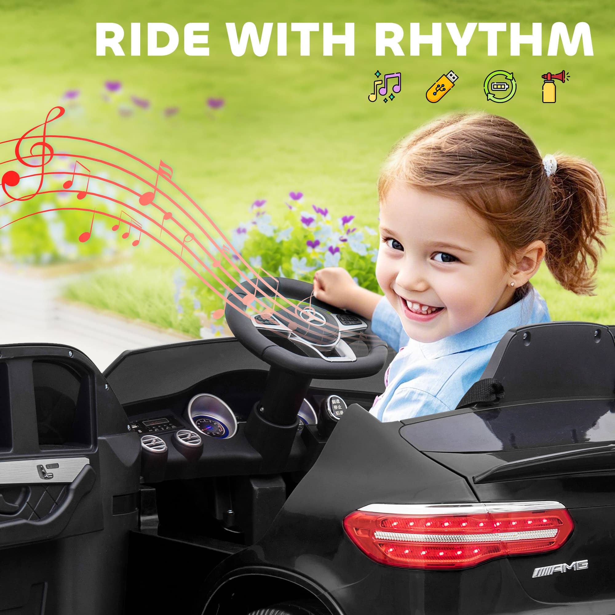Toddler Ride On Car (Mercedes Benz AMG image 8