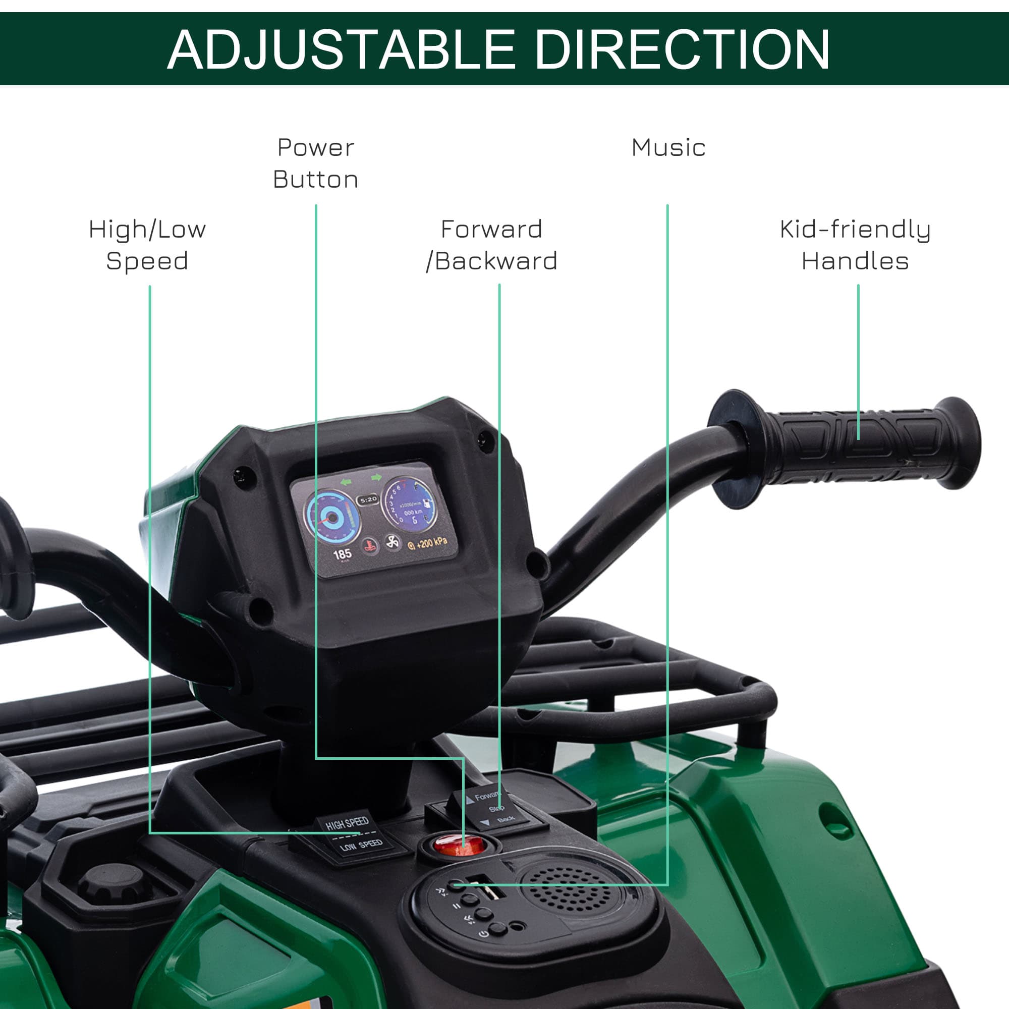 12V Electric Toy Car with Forward Backward image 5