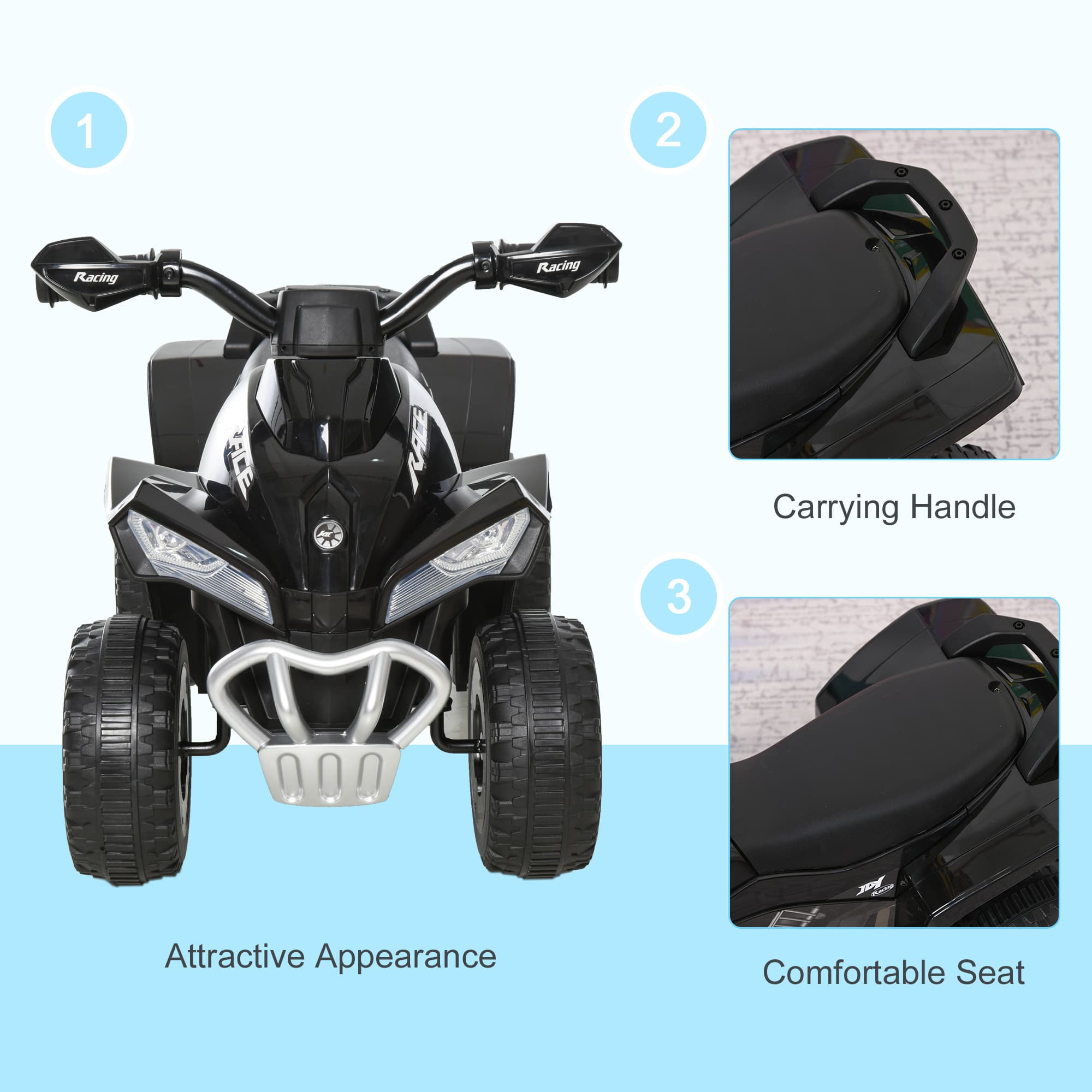 NO Power Kids Ride On Push Car image 7
