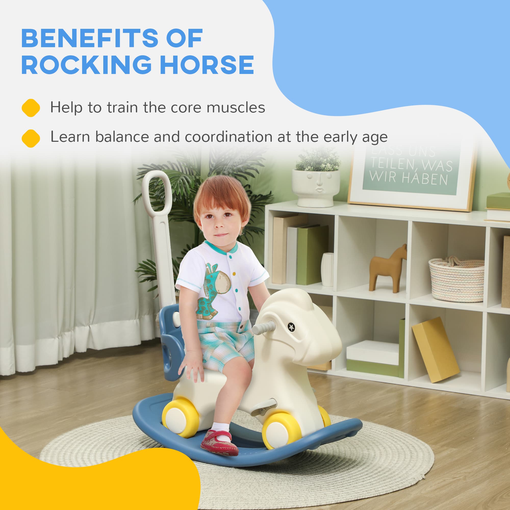 4 in 1 Rocking Horse for Toddles image 5