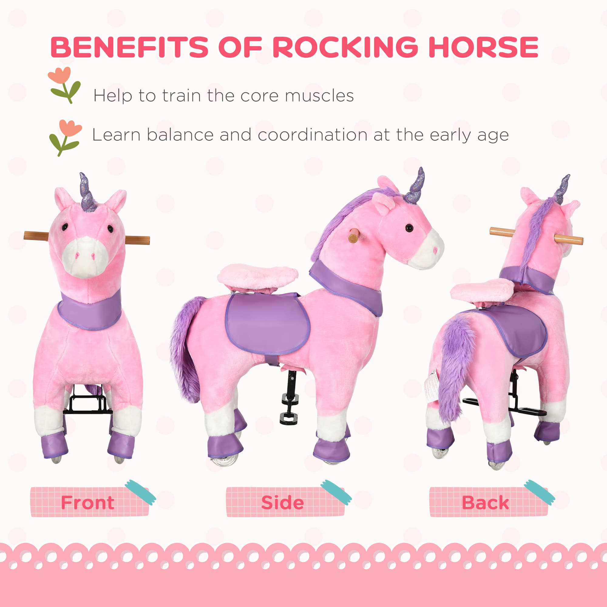 Ride On Real Walking Unicorn with Sparkly image 6