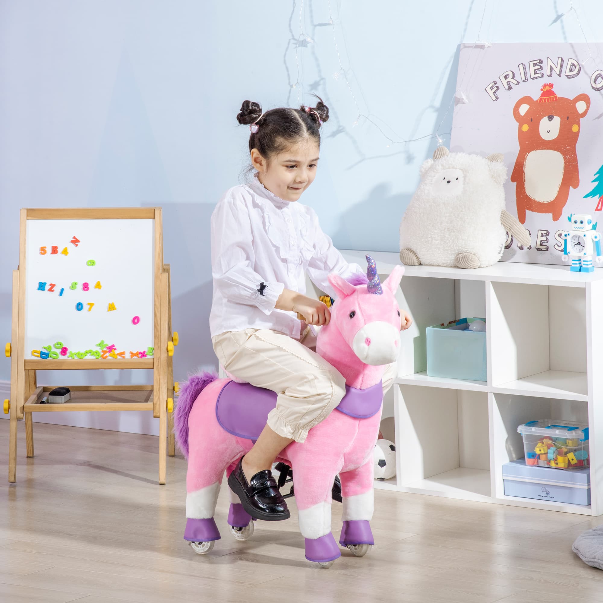 Ride On Real Walking Unicorn with Sparkly image 8