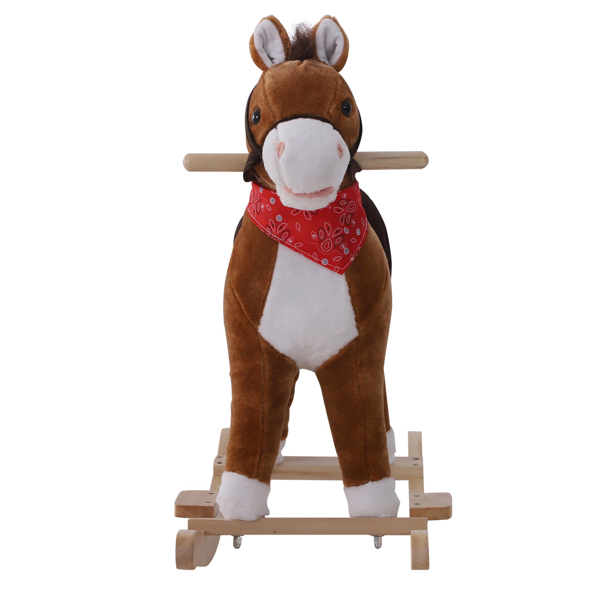 Kids Ride on Rocking Horse Plush Toy image 8