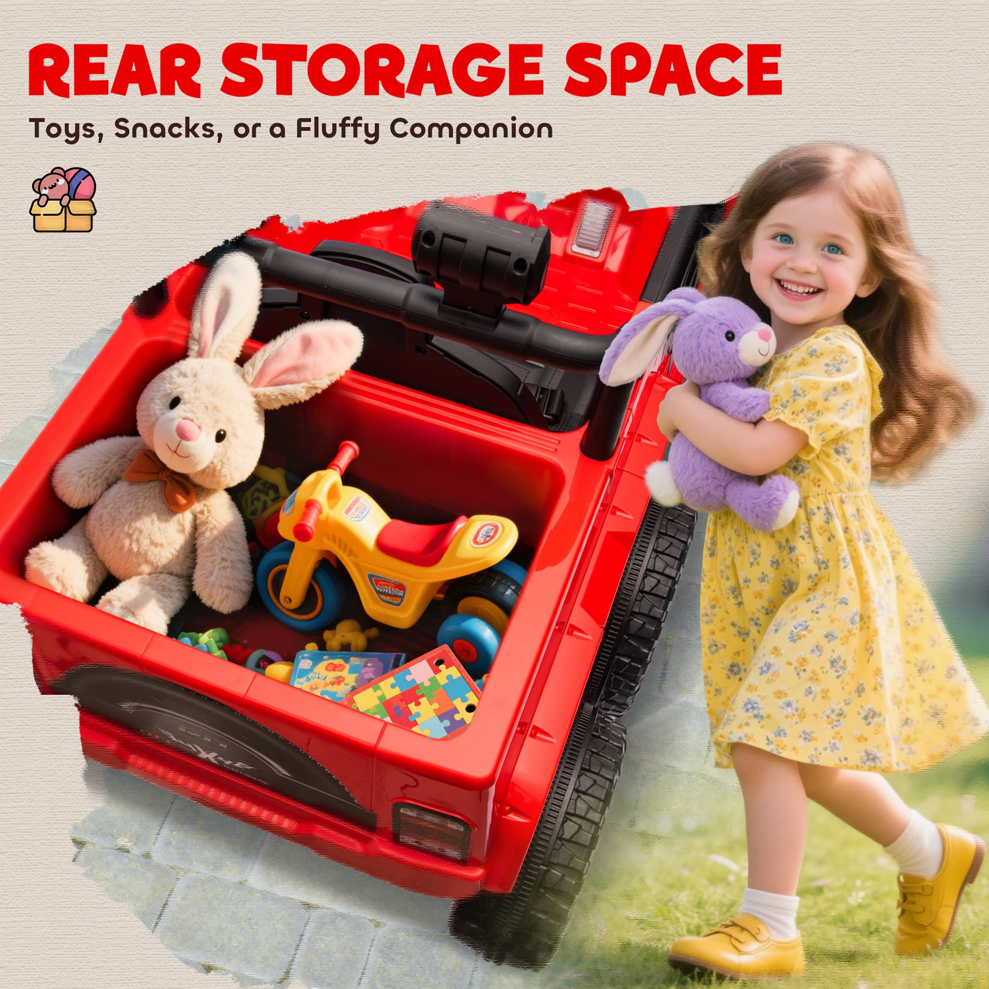 12V 4x4 Kids Electric Car w/ 2WD/4WD image 5