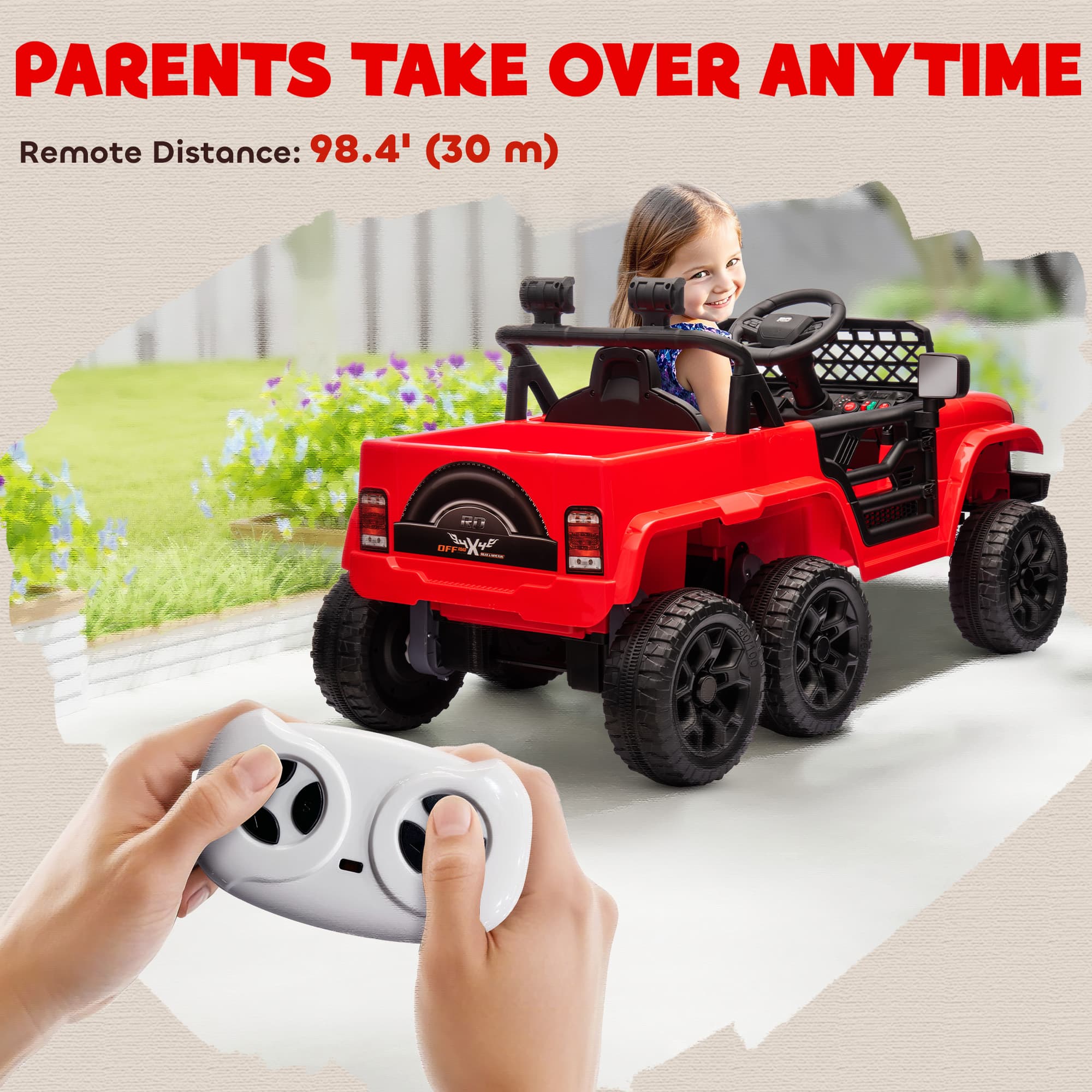 12V 4x4 Kids Electric Car w/ 2WD/4WD image 6