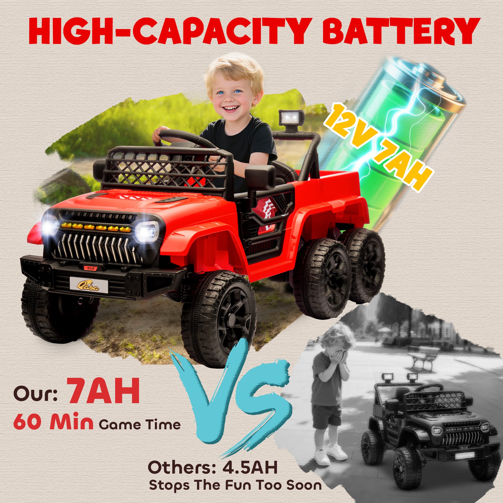 12V 4x4 Kids Electric Car w/ 2WD/4WD image 7