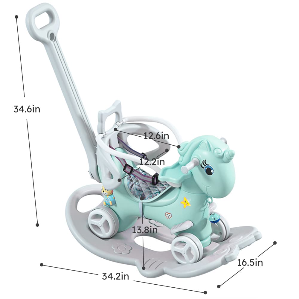 Rocking Horse For Toddlers, Balance Bike Ride image 5