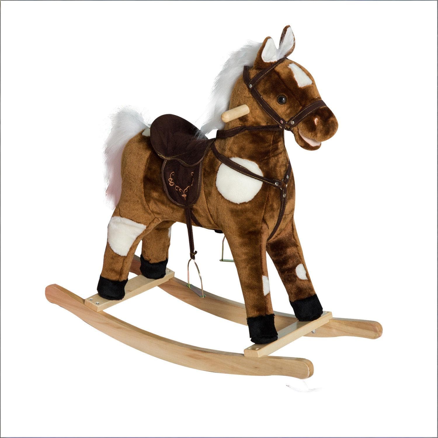 Rocking Horse,Kids Plush Rocking Horse image 3