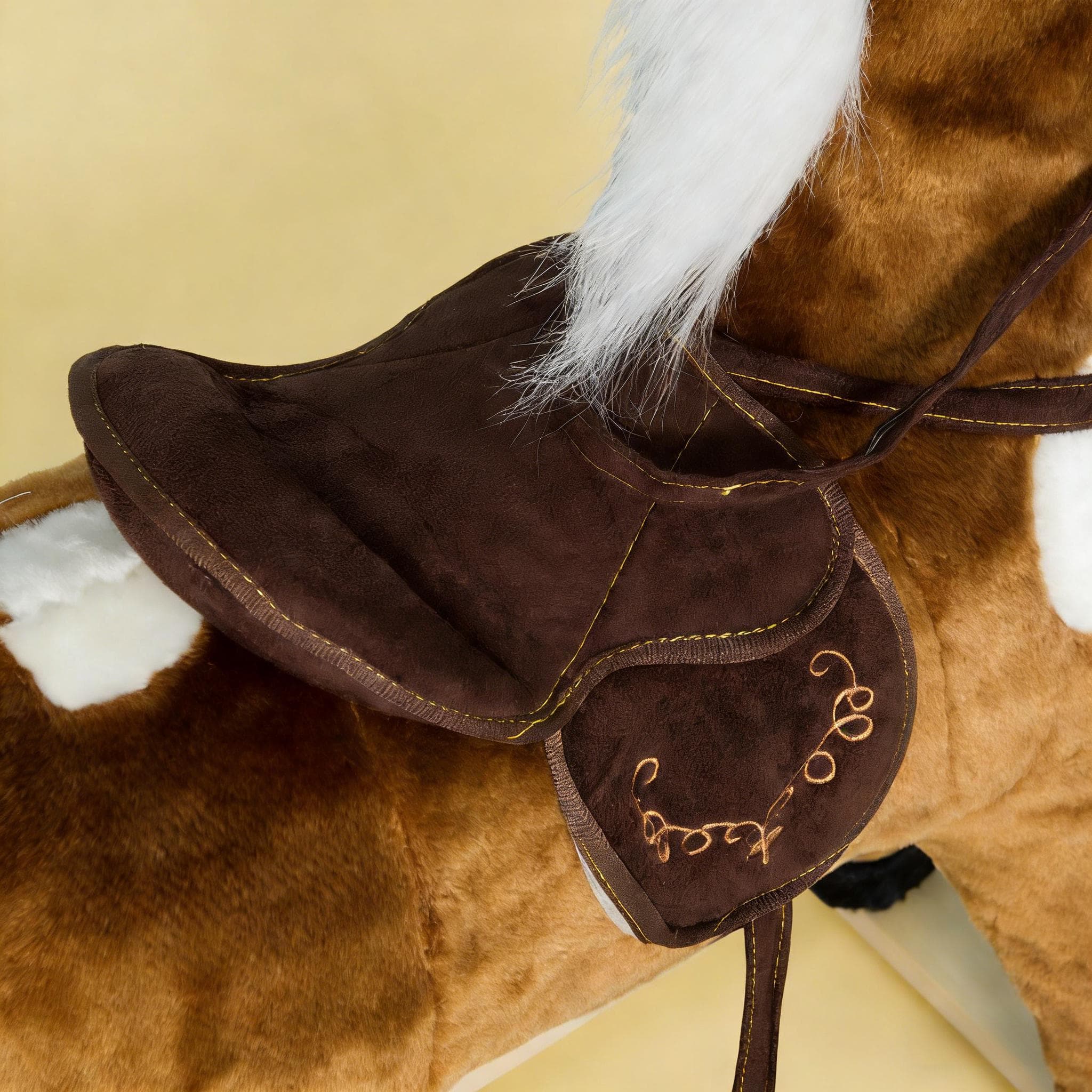 Rocking Horse,Kids Plush Rocking Horse image 5