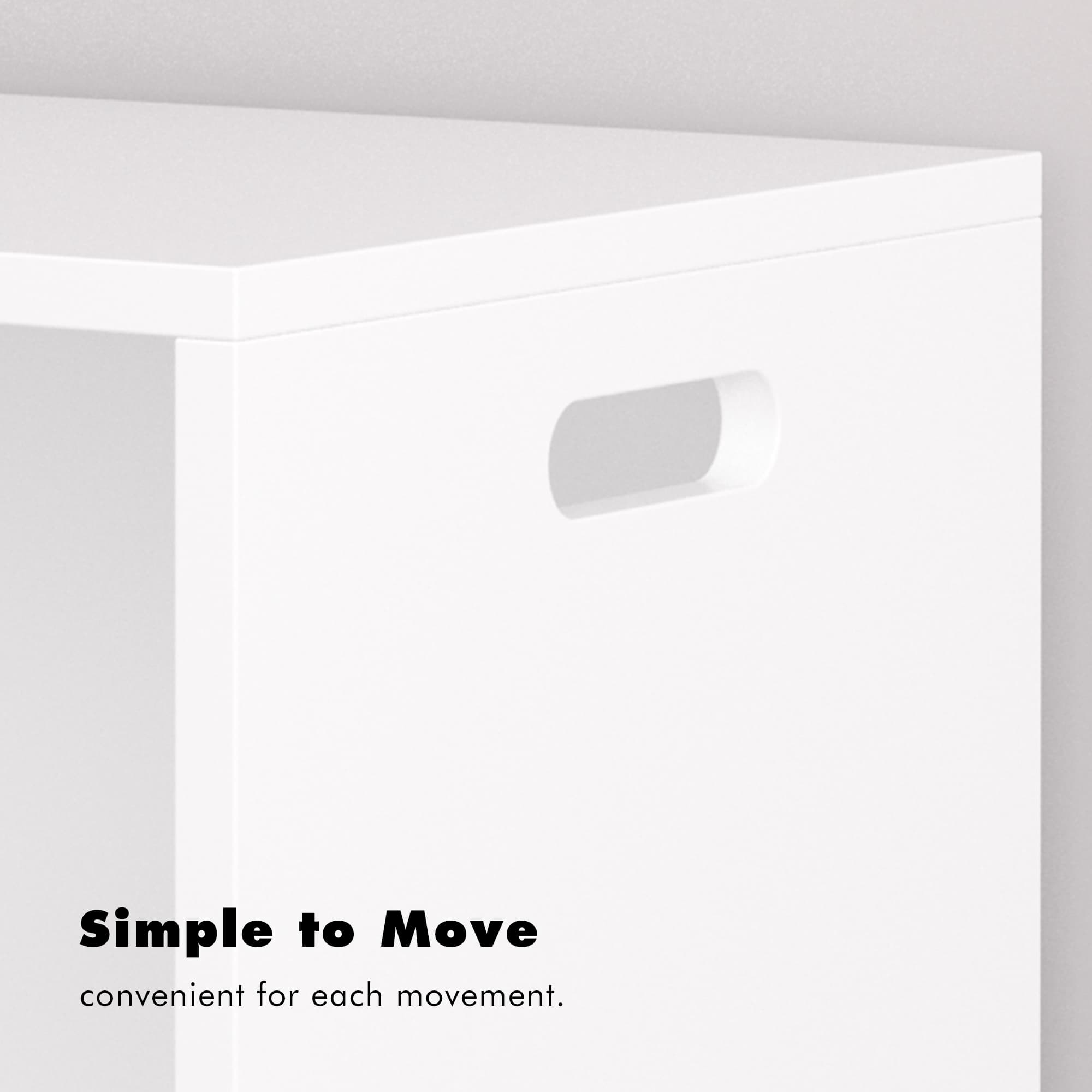 Open Toy Storage Box For Kids, White image 7