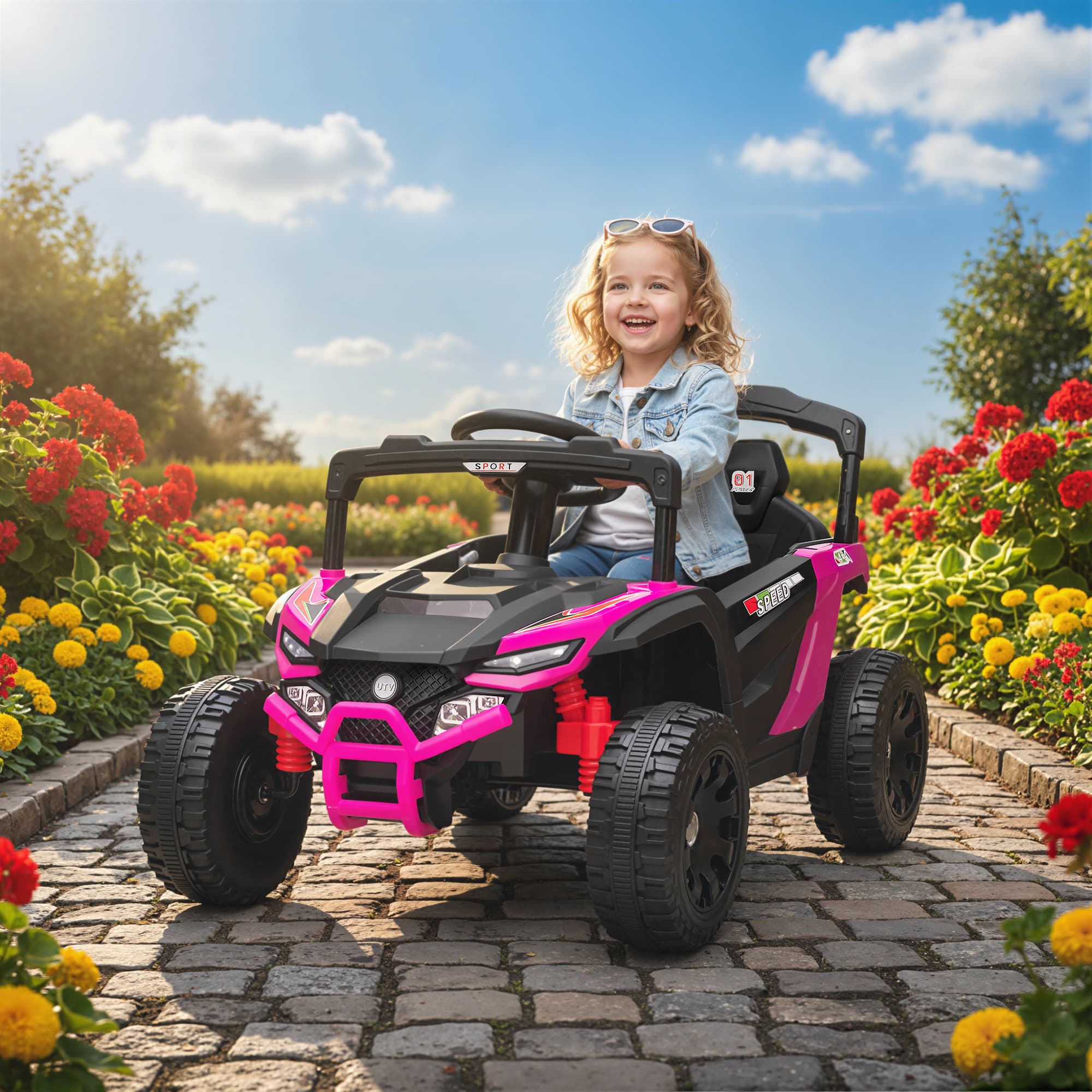 12V Kids Ride On Truck, Battery Powered image 2