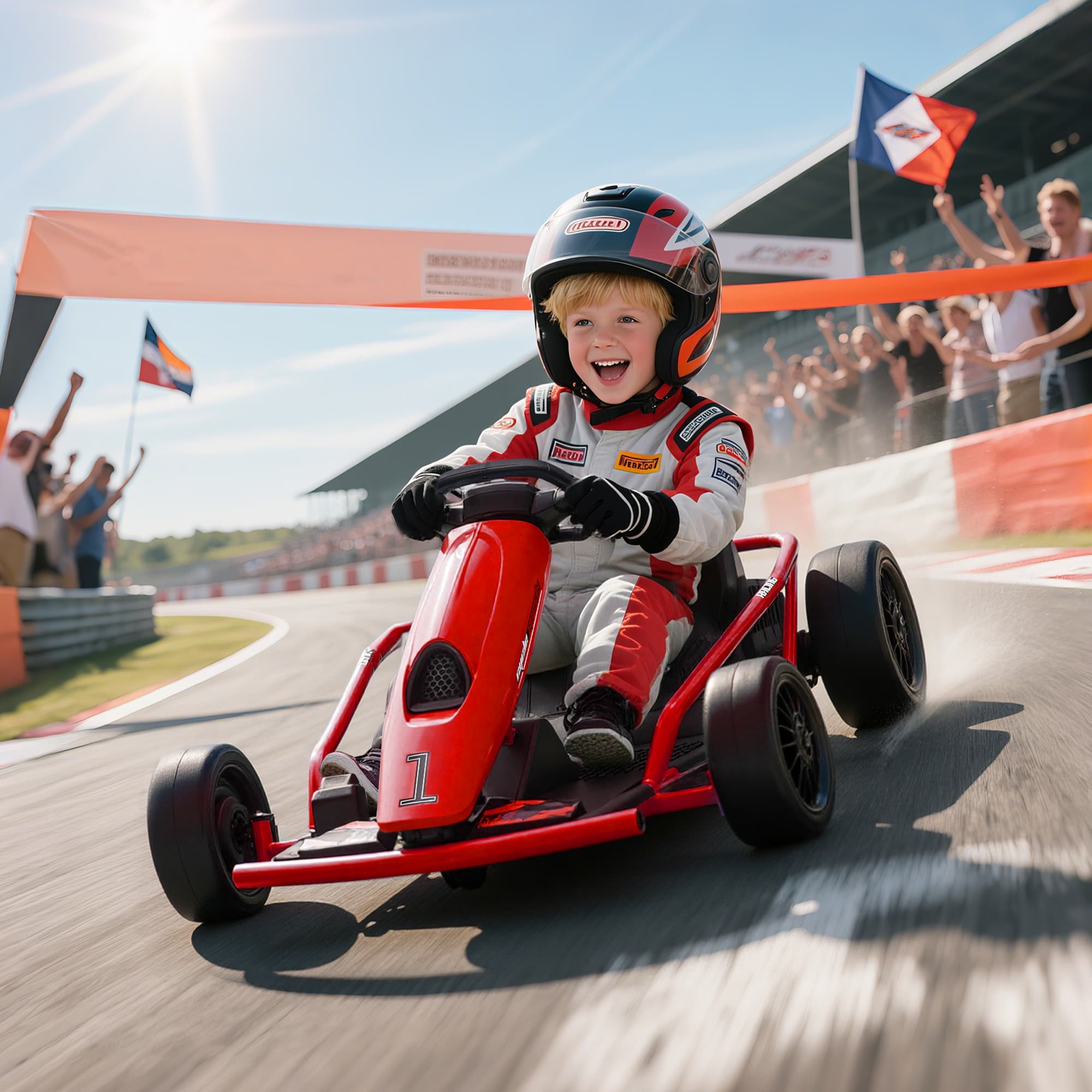 24V Electric Go Kart for Kids, Drift image 2