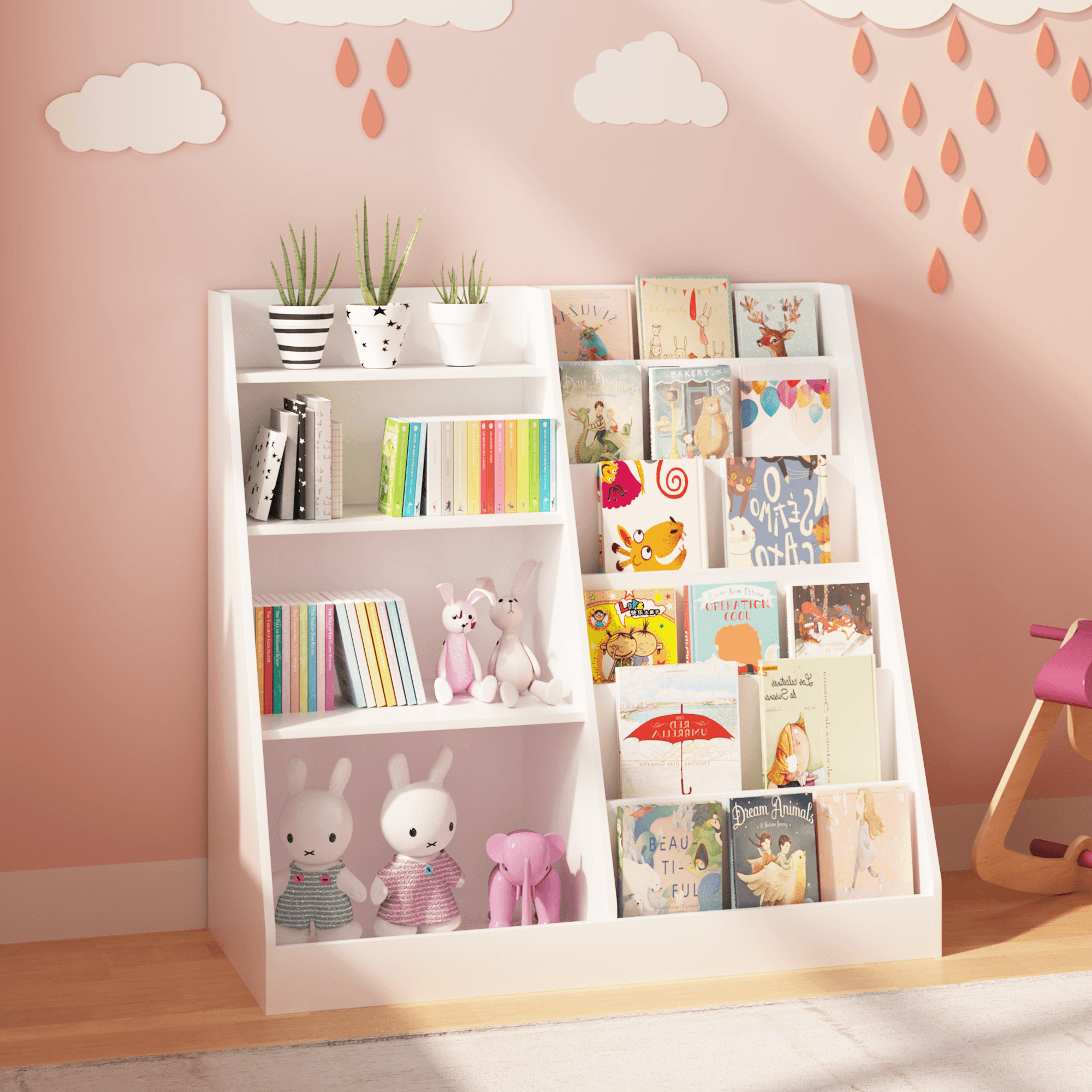 New Kids Bookshelf And Toy Storage Organizer image 4