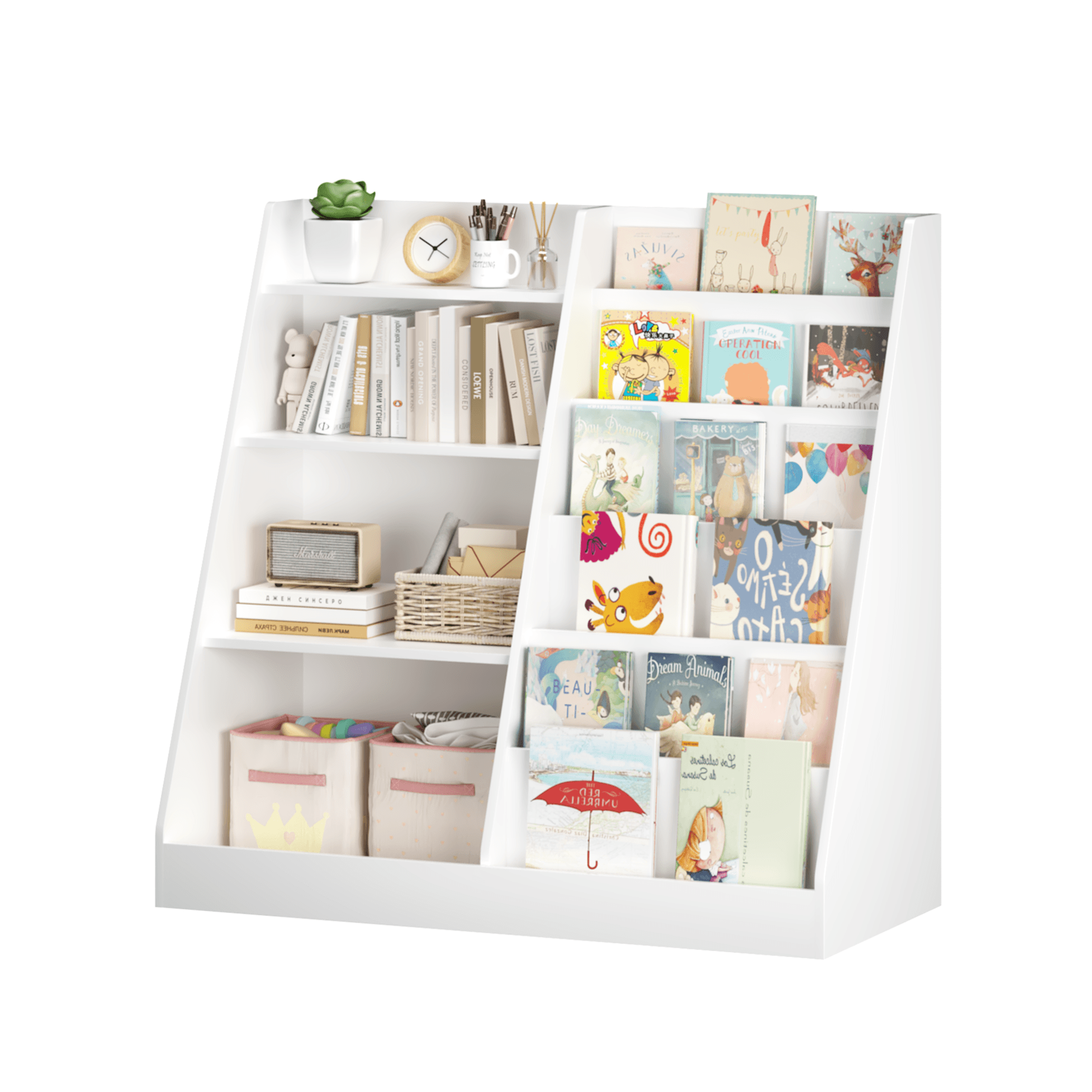 New Kids Bookshelf And Toy Storage Organizer image 13