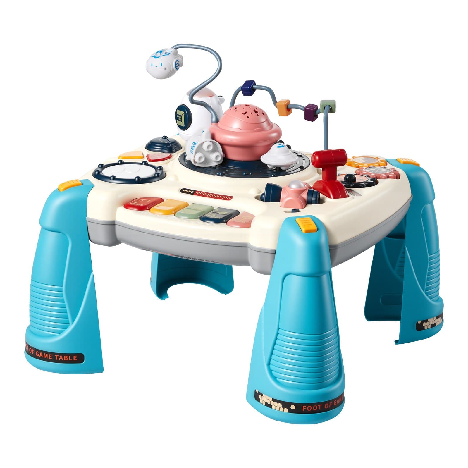 Baby Spacecraft Musical Table Toys For 1-3 image 2