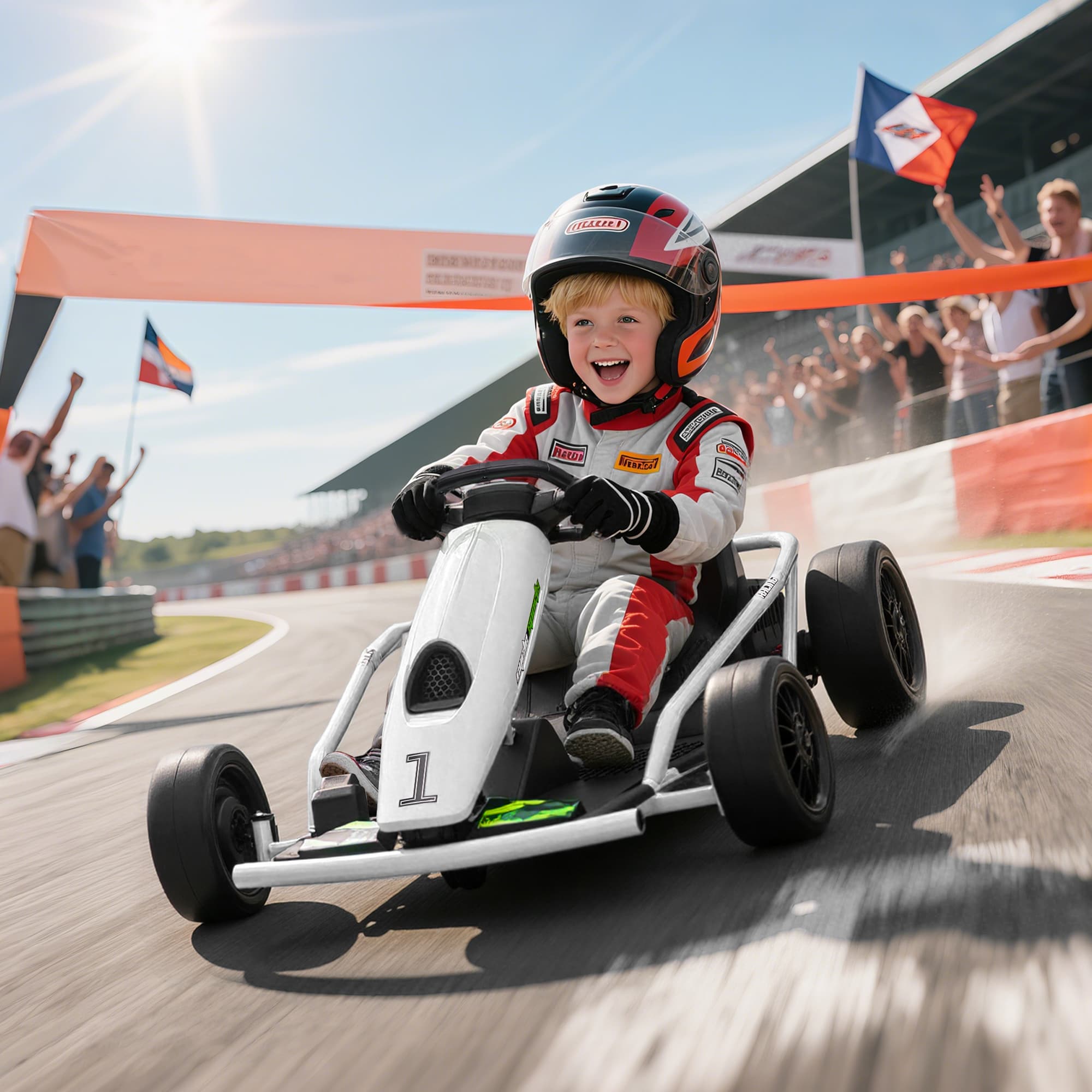 24V Electric Go Kart for Kids, Drift image 2