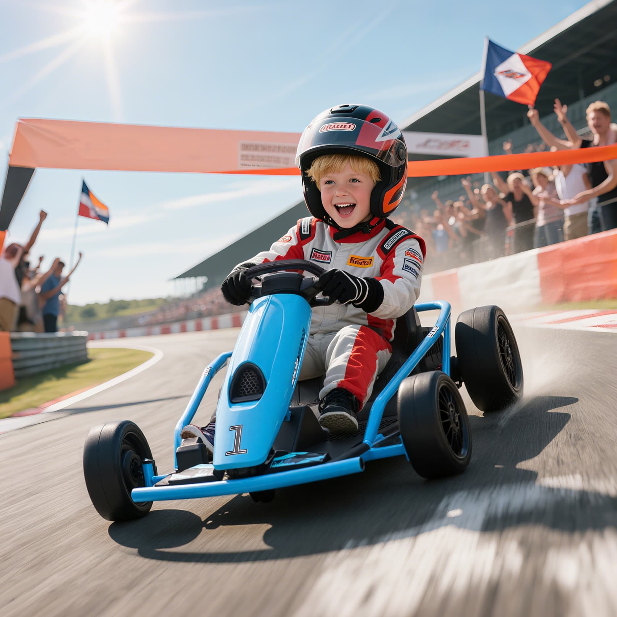 24V Electric Go Kart for Kids, Drift image 2