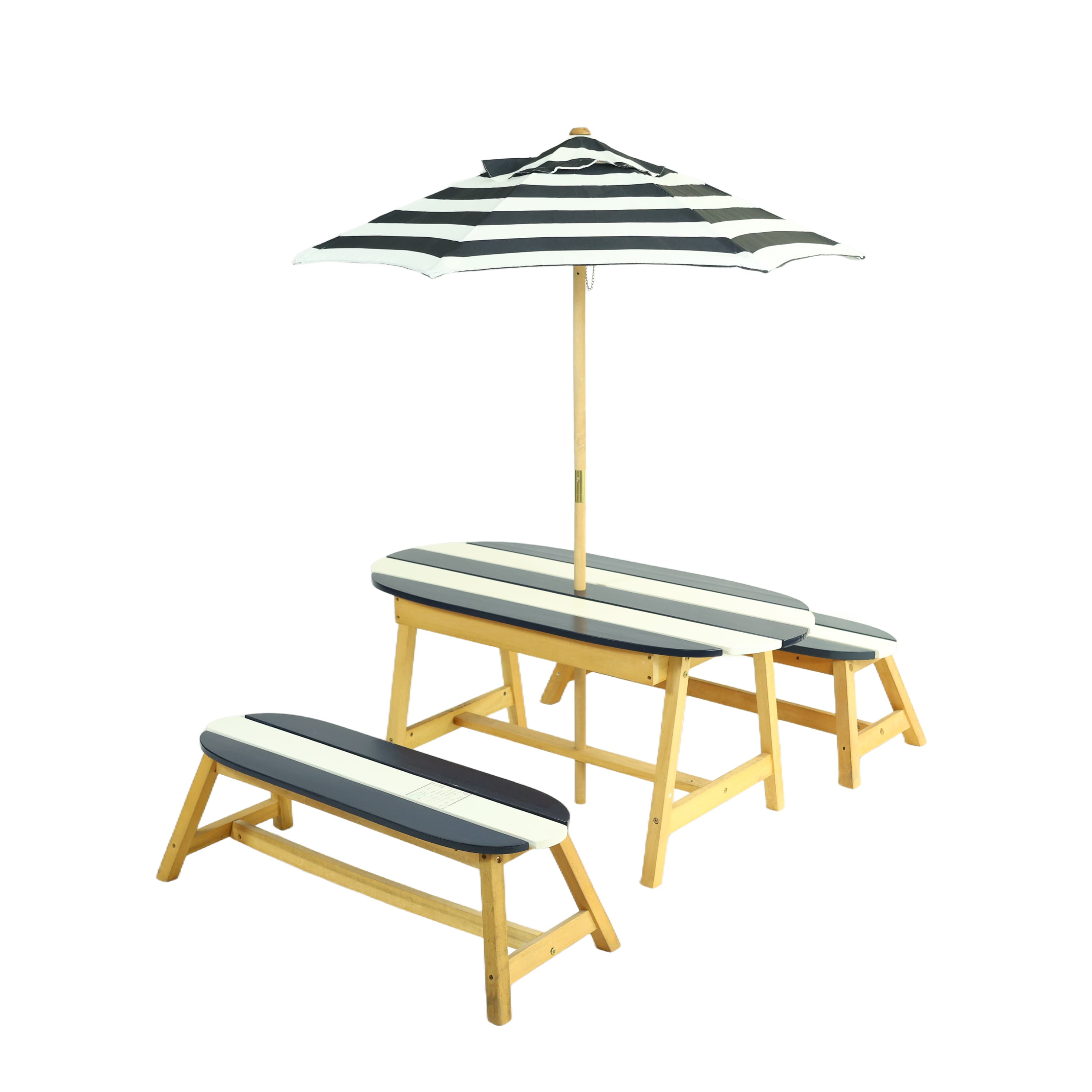 Naturally Playful Kids Picnic Table With Umbrella image 2