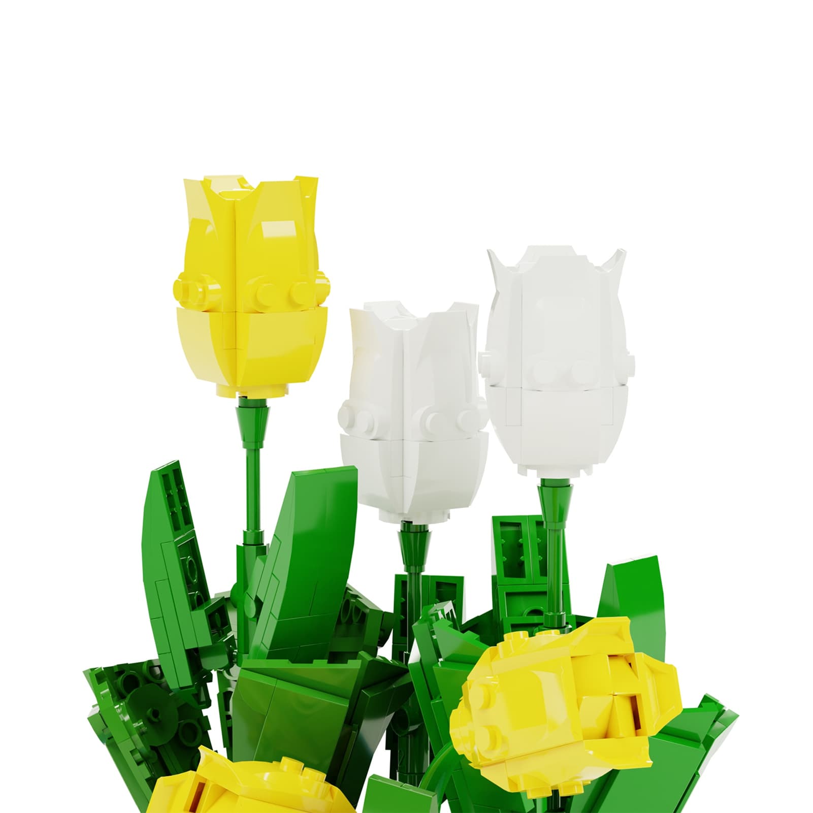 Flower Bouquet Building Blocks Set Beautiful Colorful image 6