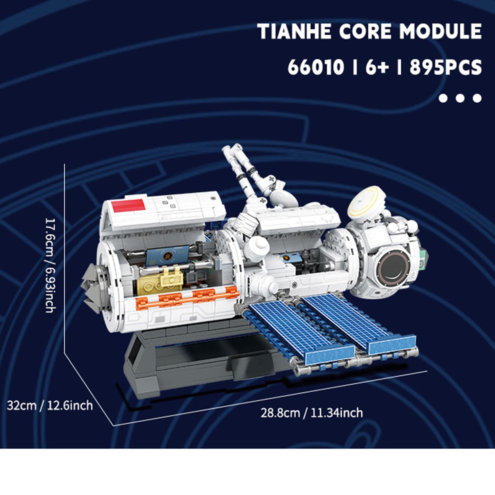 City Space Station Building Set 895 Pieces image 4