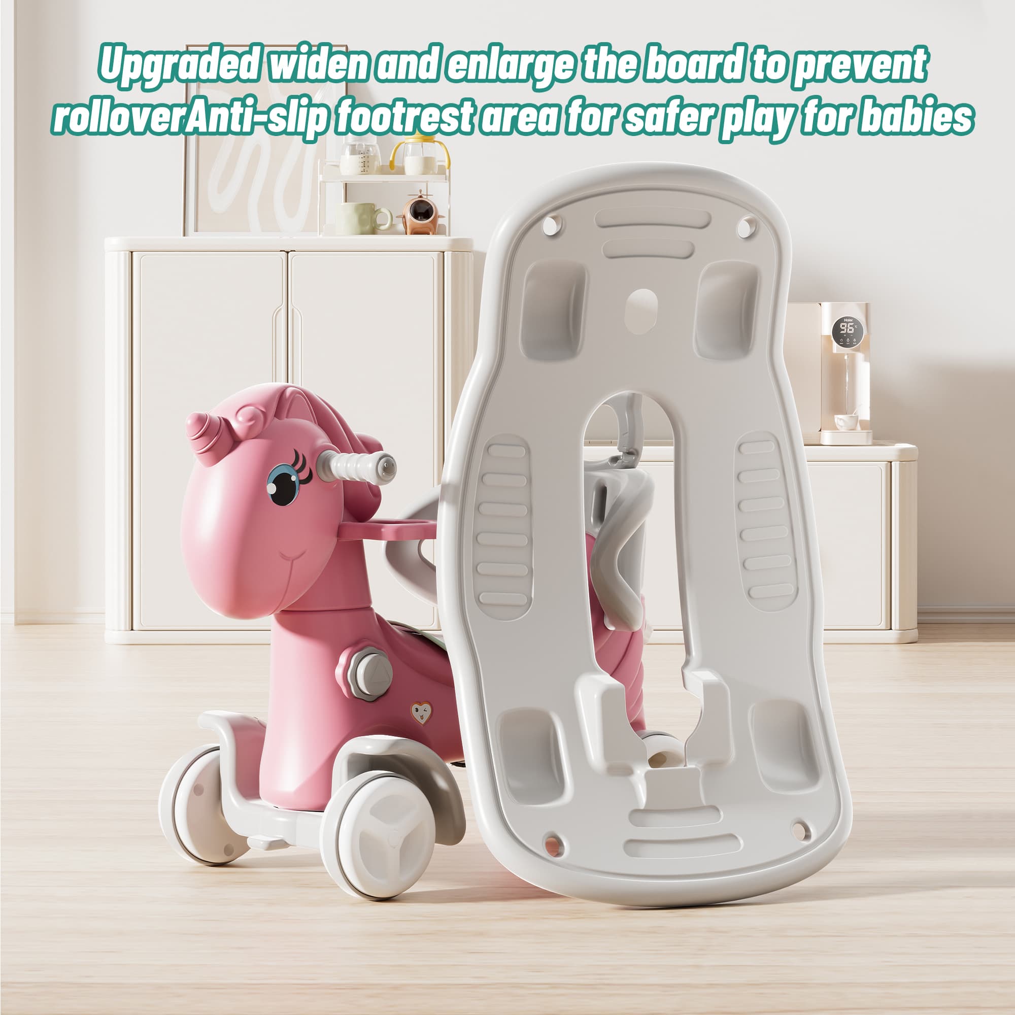 Rocking Horse For Toddlers, Balance Bike Ride image 2