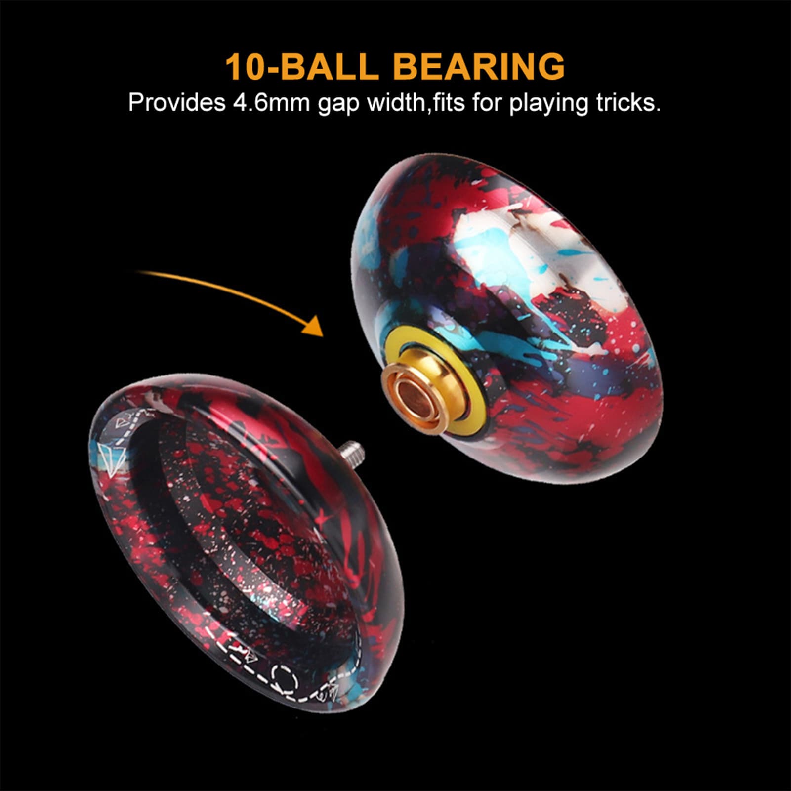 Professional Unresponsive Yo Yo Aluminum Alloy Yo image 2