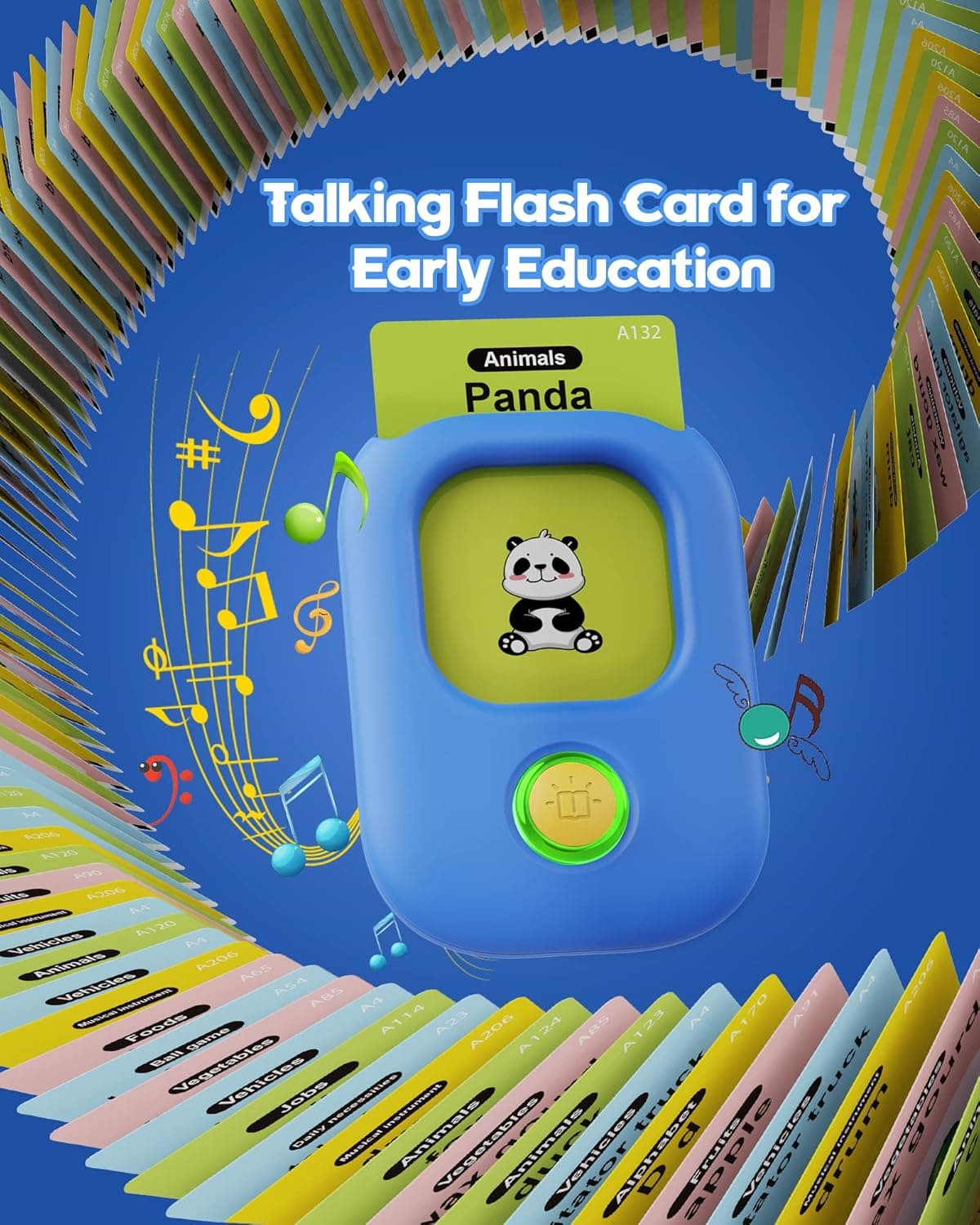 Talking Flash Cards,Kids Toddler Flash Cards With image 3