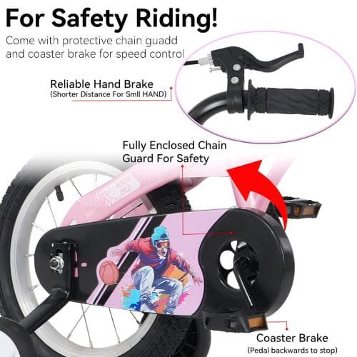 FKZNPJ 16 Inch Sporty Kids Bike With image 6