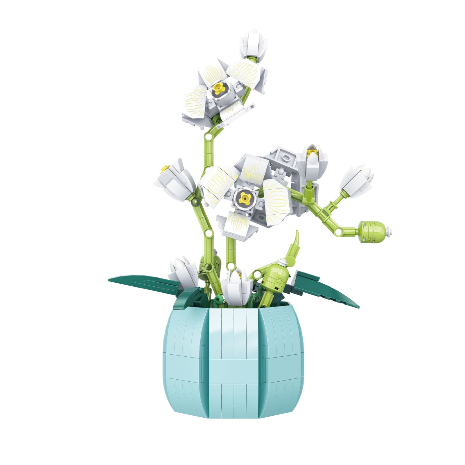 Flower Botanical Bonsai Building Set Freshing Color image 11