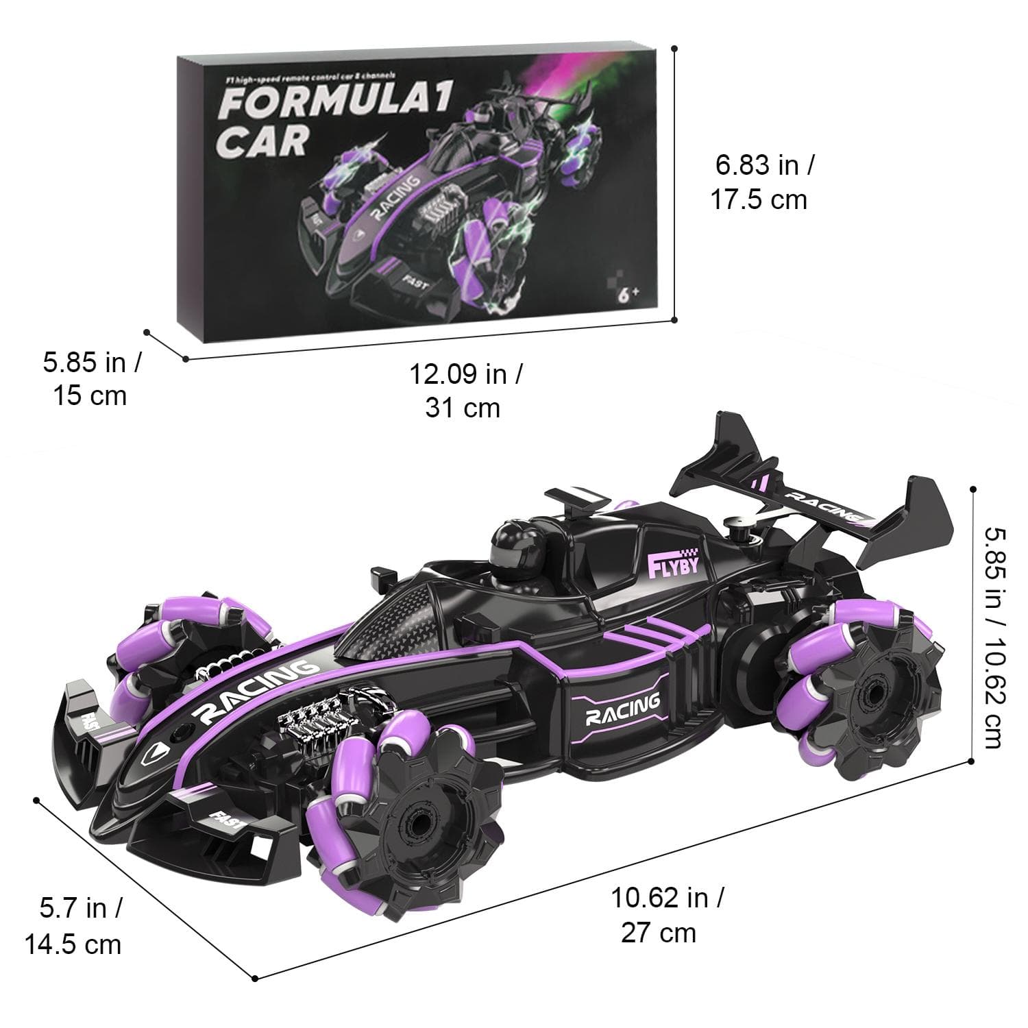 Formula One Full-drift Racing Car Equipped With image 8