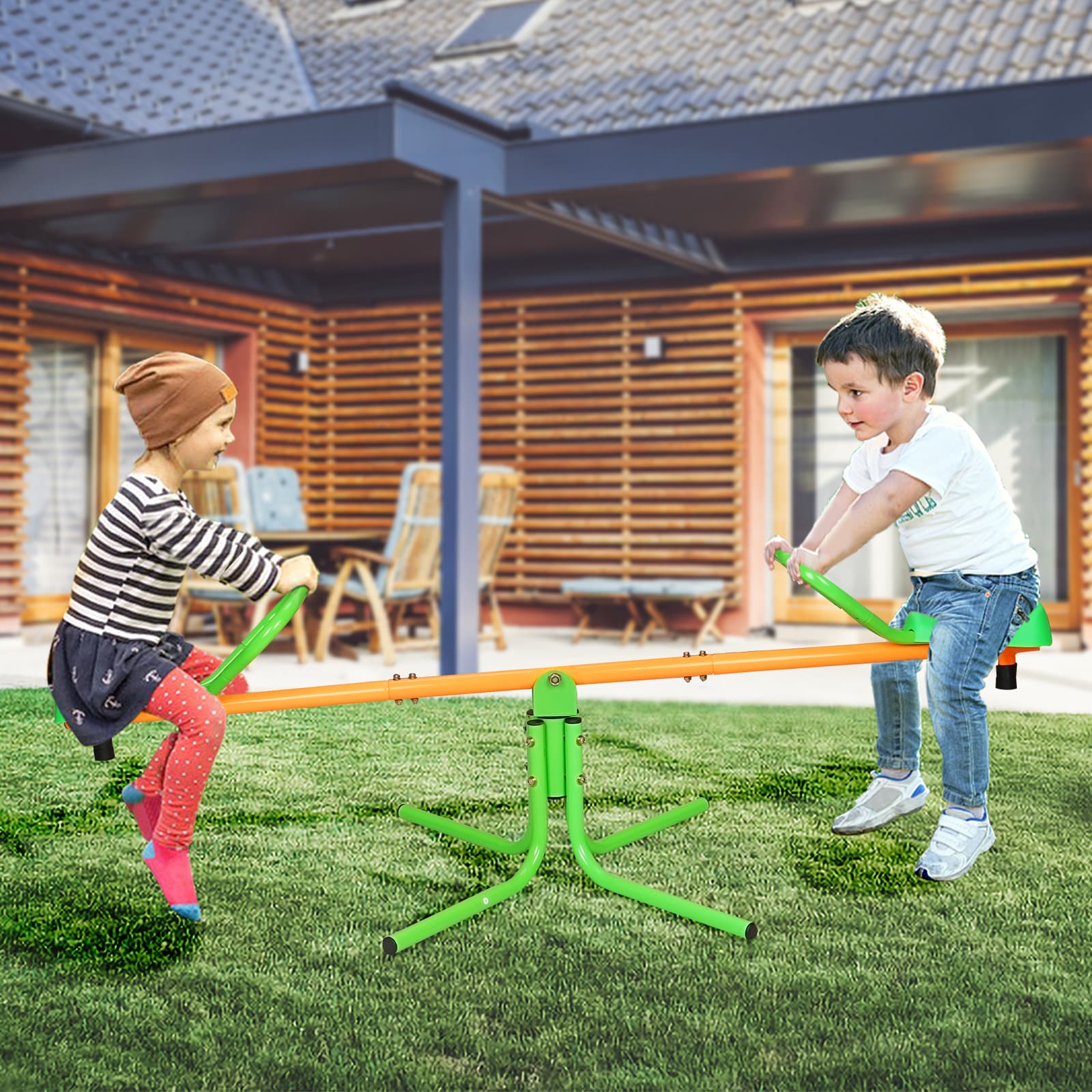 360 Degree Rotating Outdoor Children's Rotating Seesaw image 7