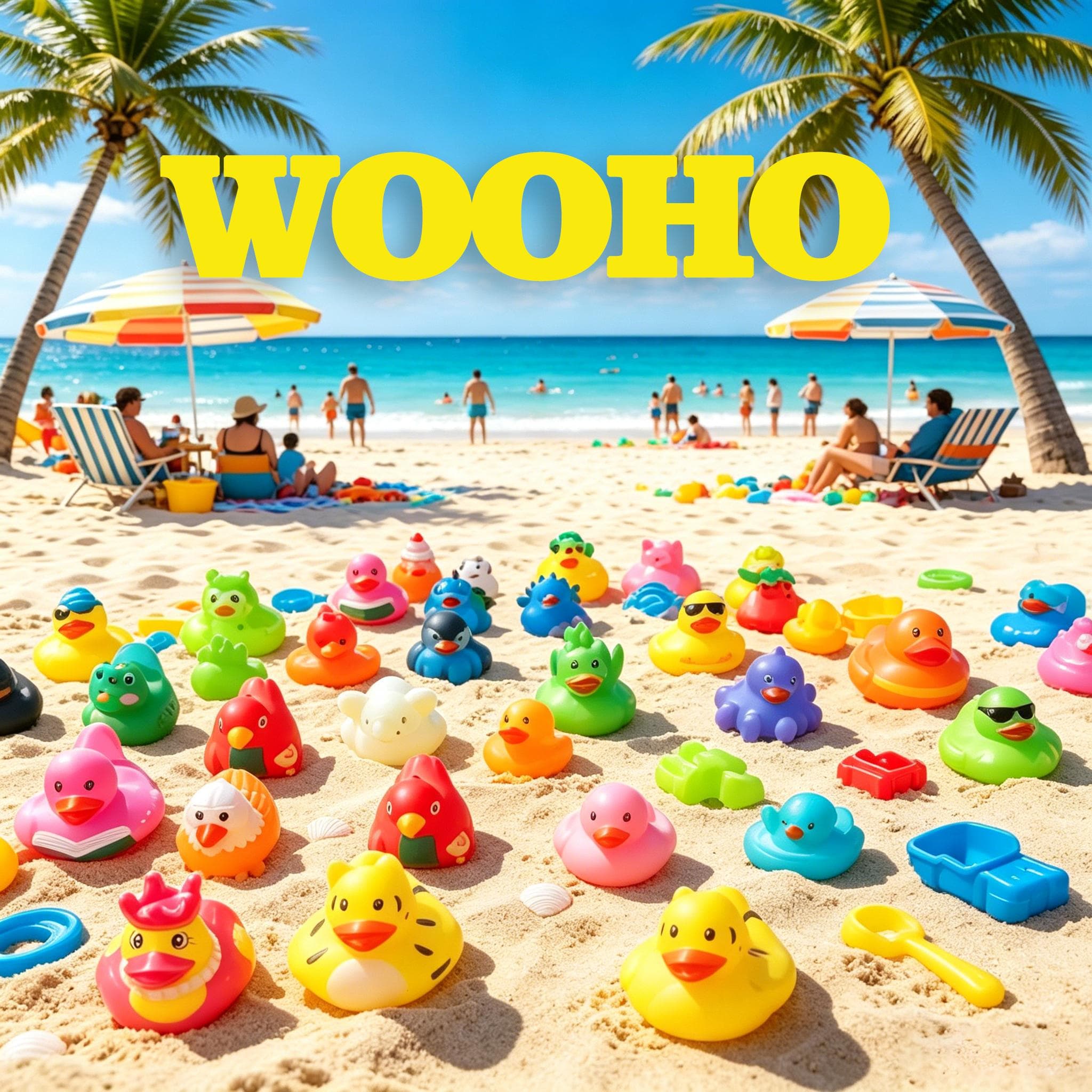 Assorted Cute Mini Rubber Ducks Squeaky Bath image 13