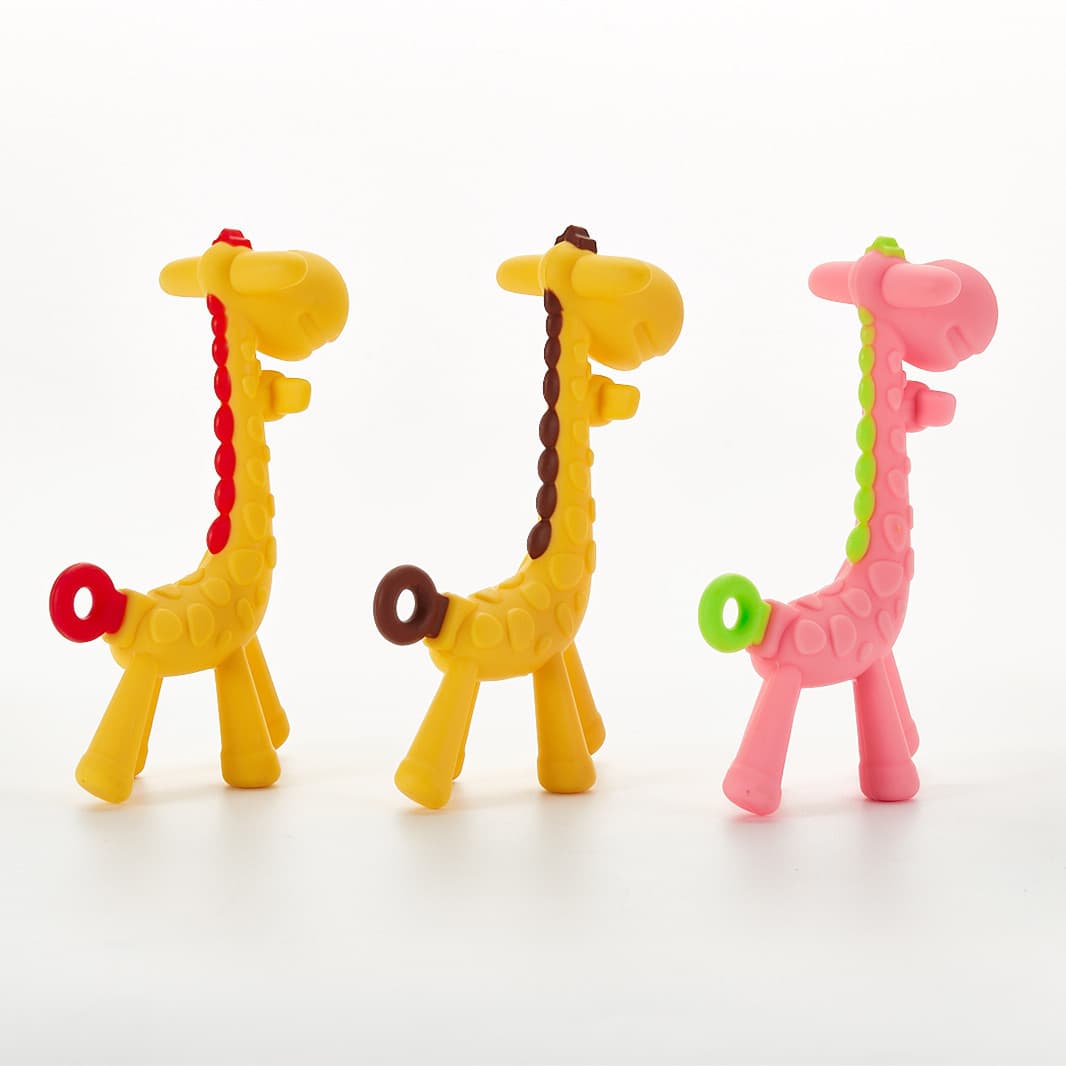 Giraffe Toy for Baby Teether Molar Stick image 4