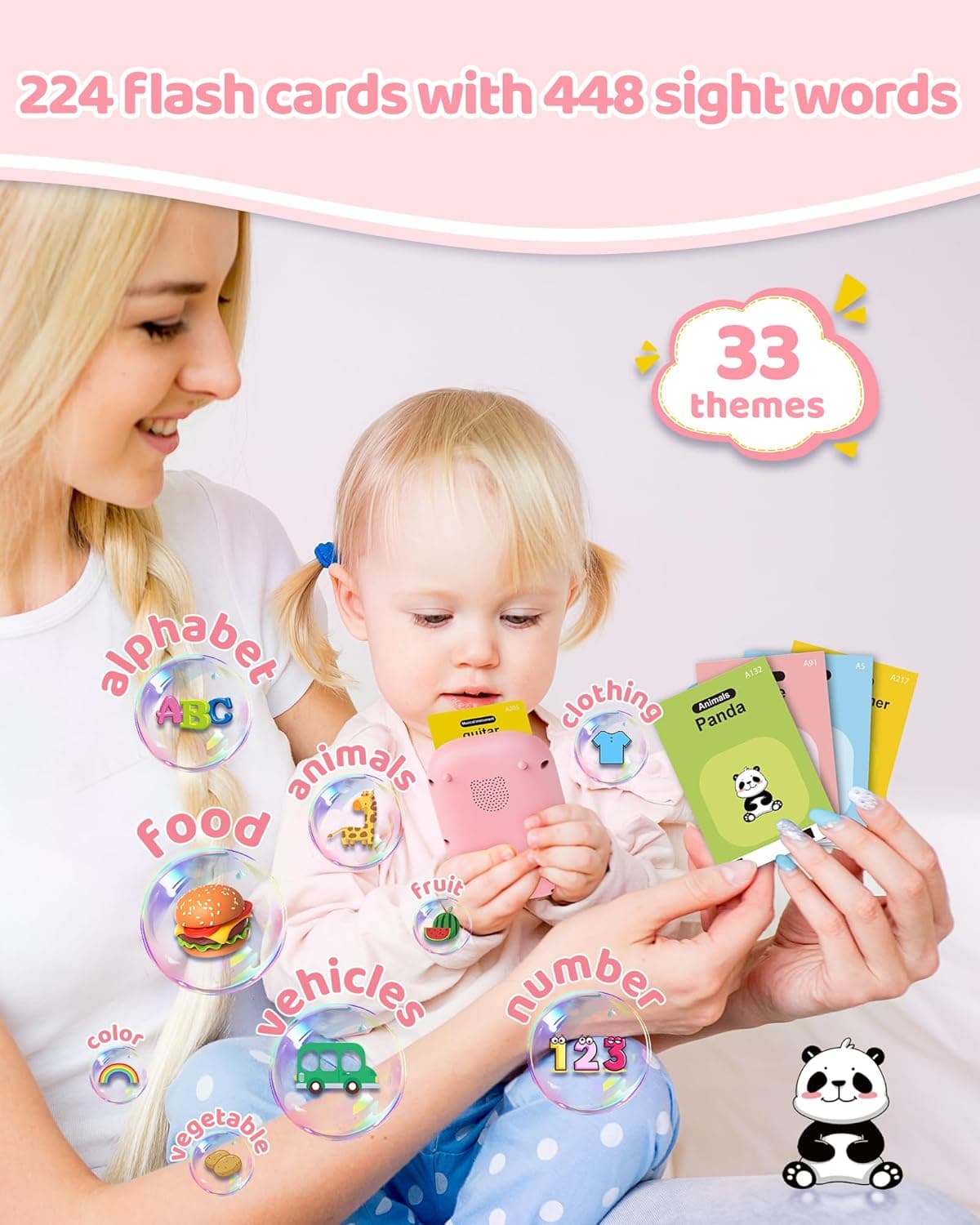 Talking Flash Cards,Kids Toddler Flash Cards With image 5
