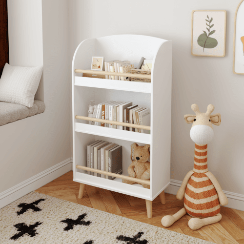 Fiber Board Children's 3-layer Bookshelf image 14