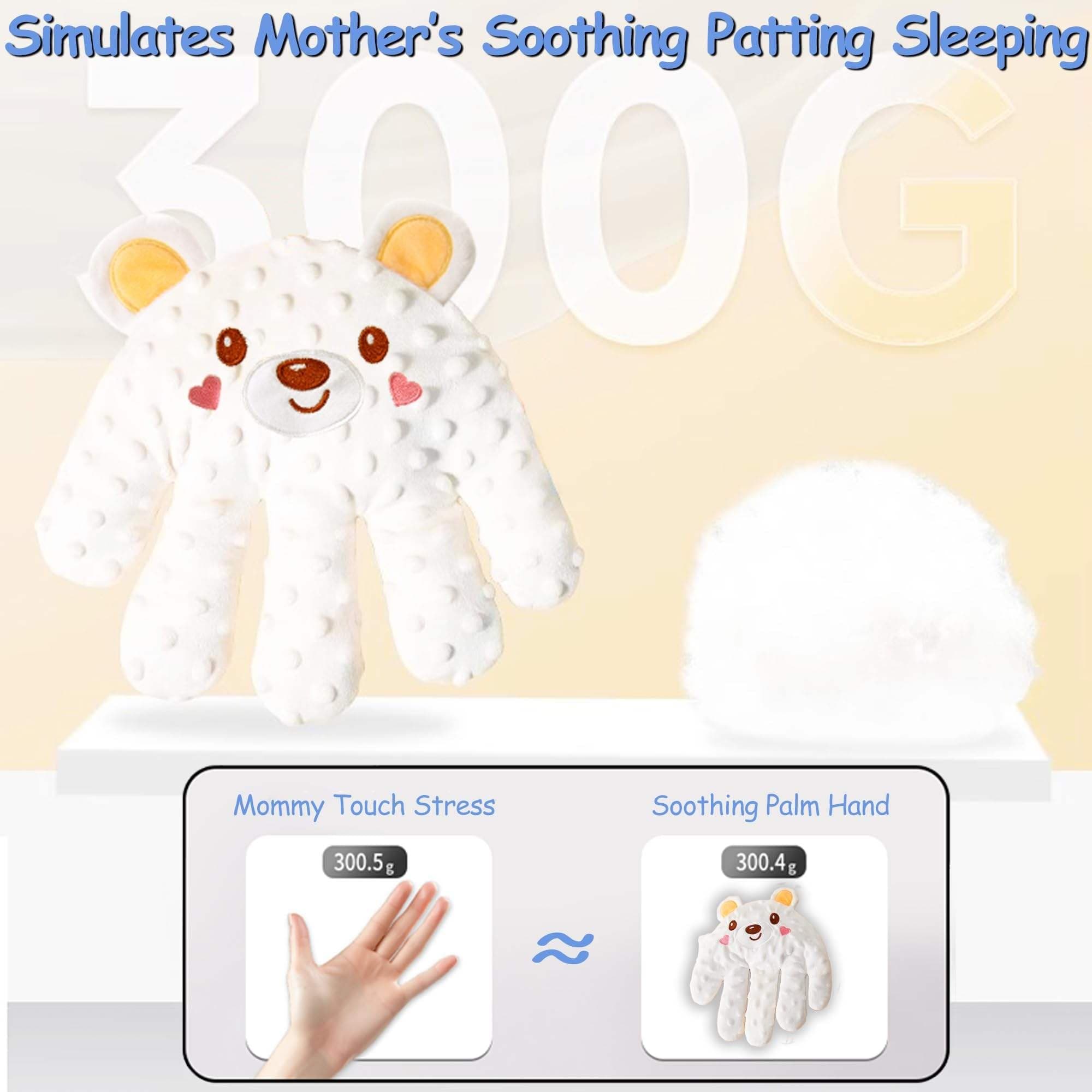 Electric Automatic Patting Device,Cute Baby Soothing Palm,Newborn image 8
