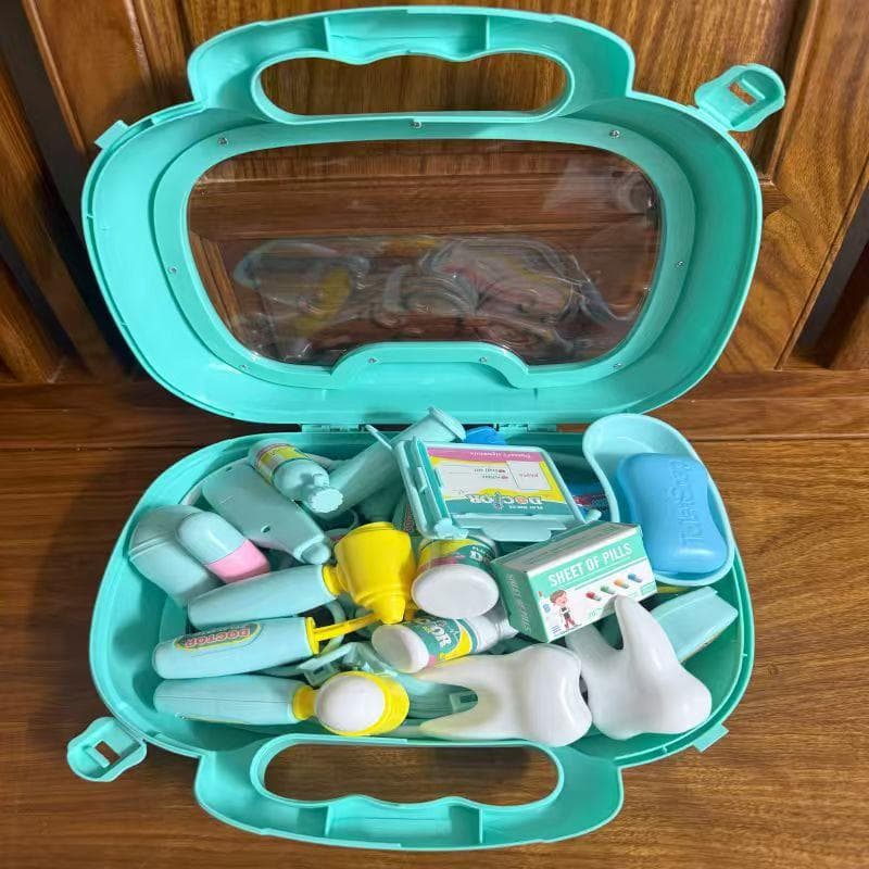 Portable Doctor Toy Set For Kids With image 8