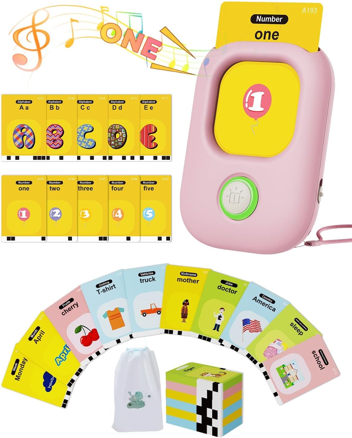 Talking Flash Cards,Kids Toddler Flash Cards With image 9